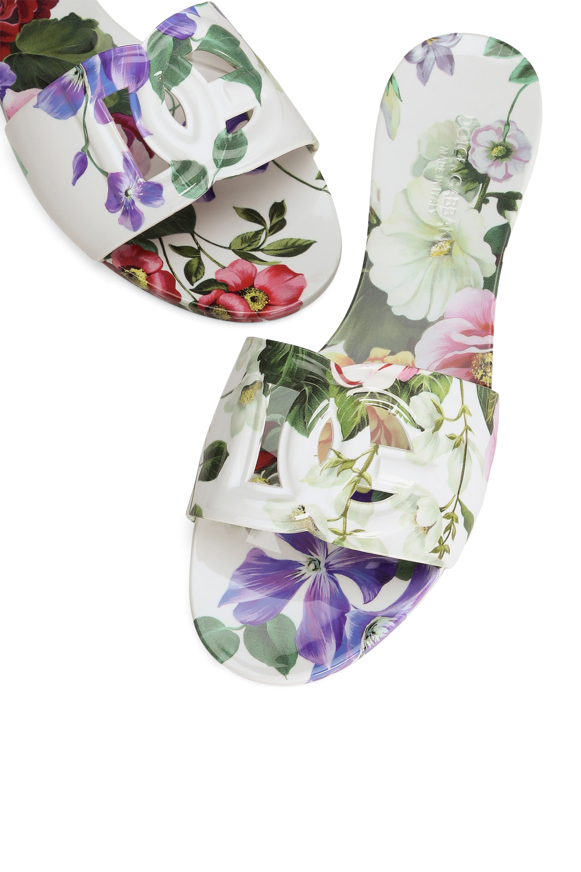 Rubber Beachwear Slides