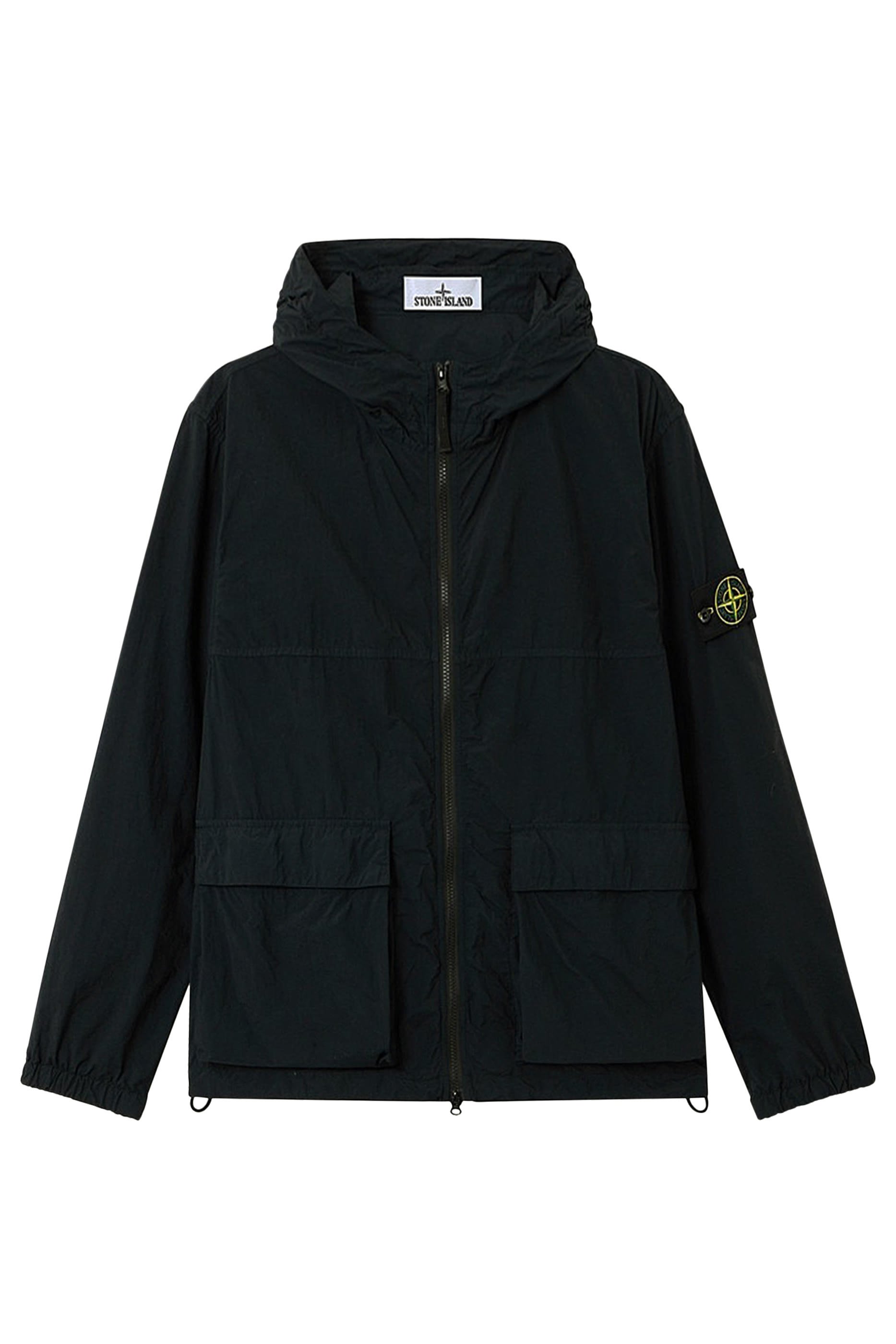 Short Hooded Parka with Anti-Drop