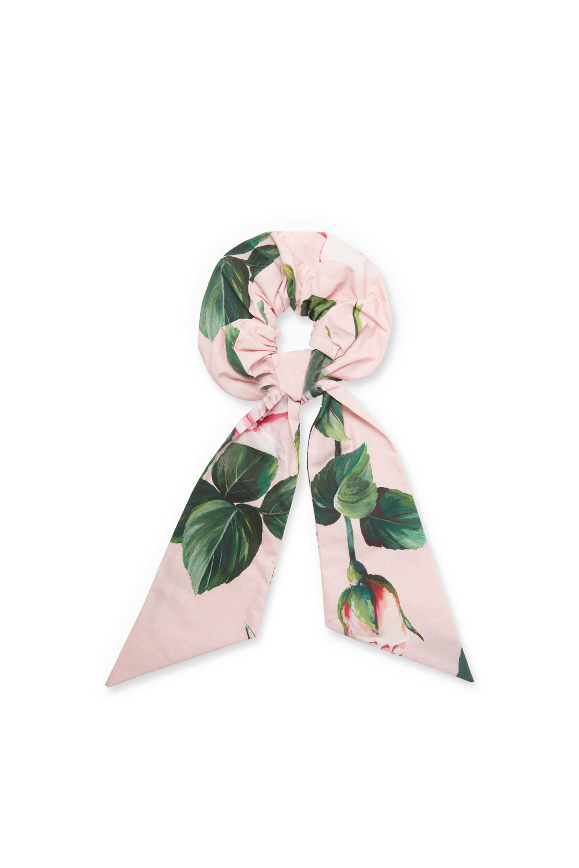 Kids Rose-Print Poplin Scrunchie