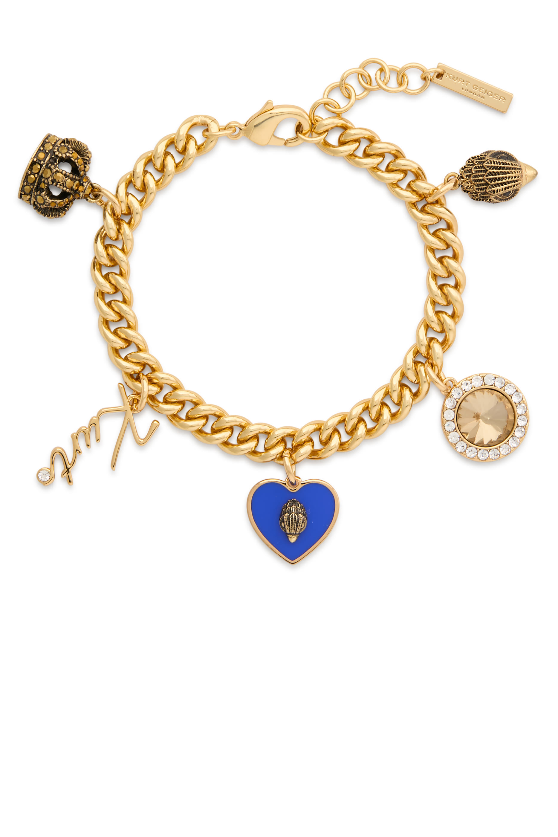 Kurt Charm Bracelet, Brass