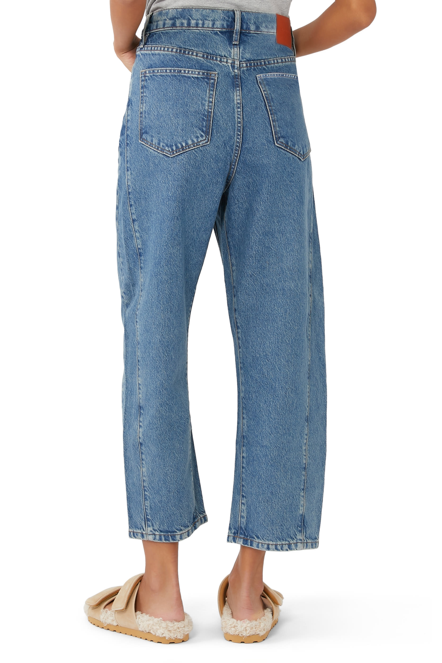 Utah Mid Rise Wide Leg Jeans