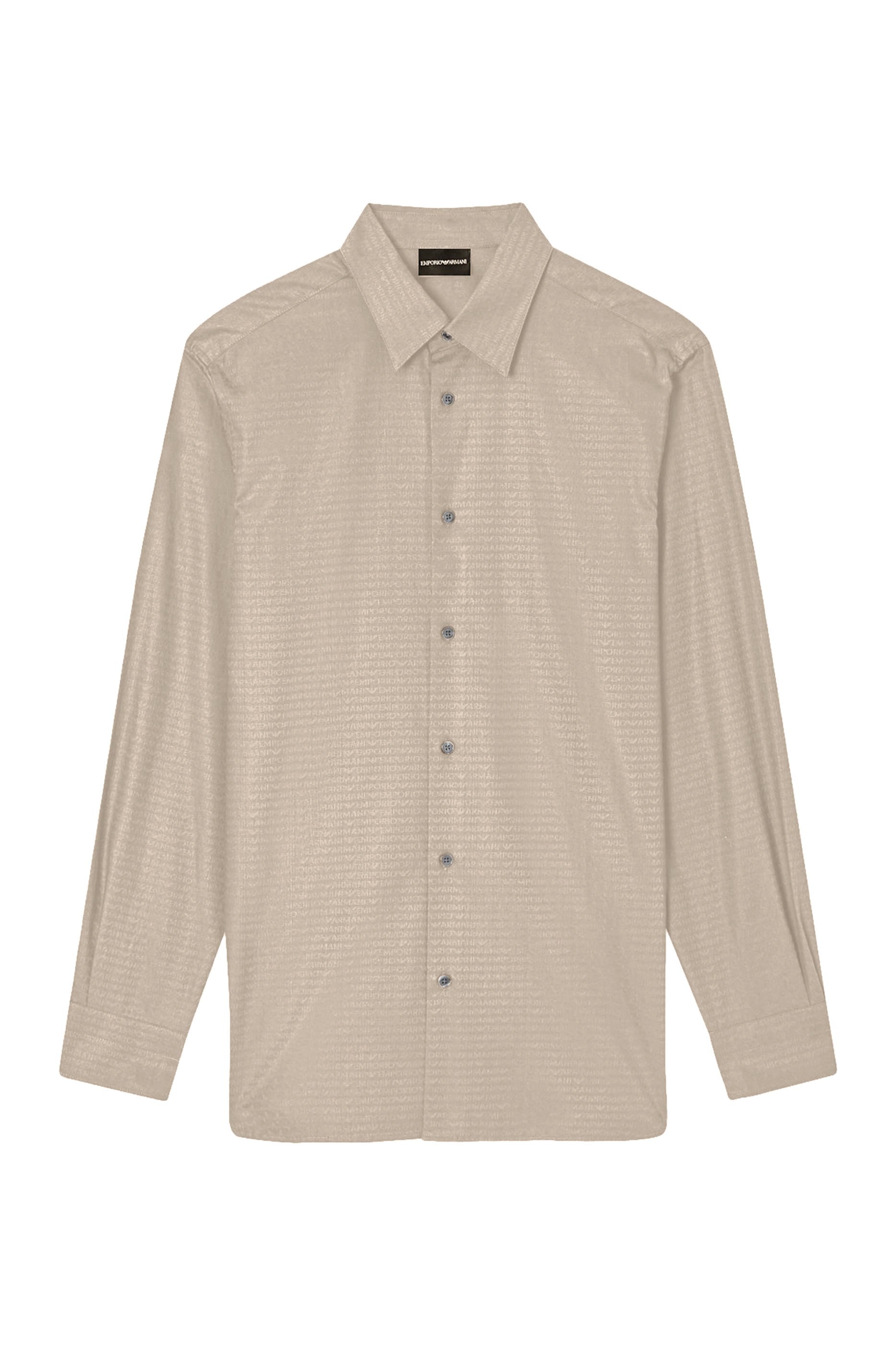 Micro EA Text Logo Long Sleeves Shirt