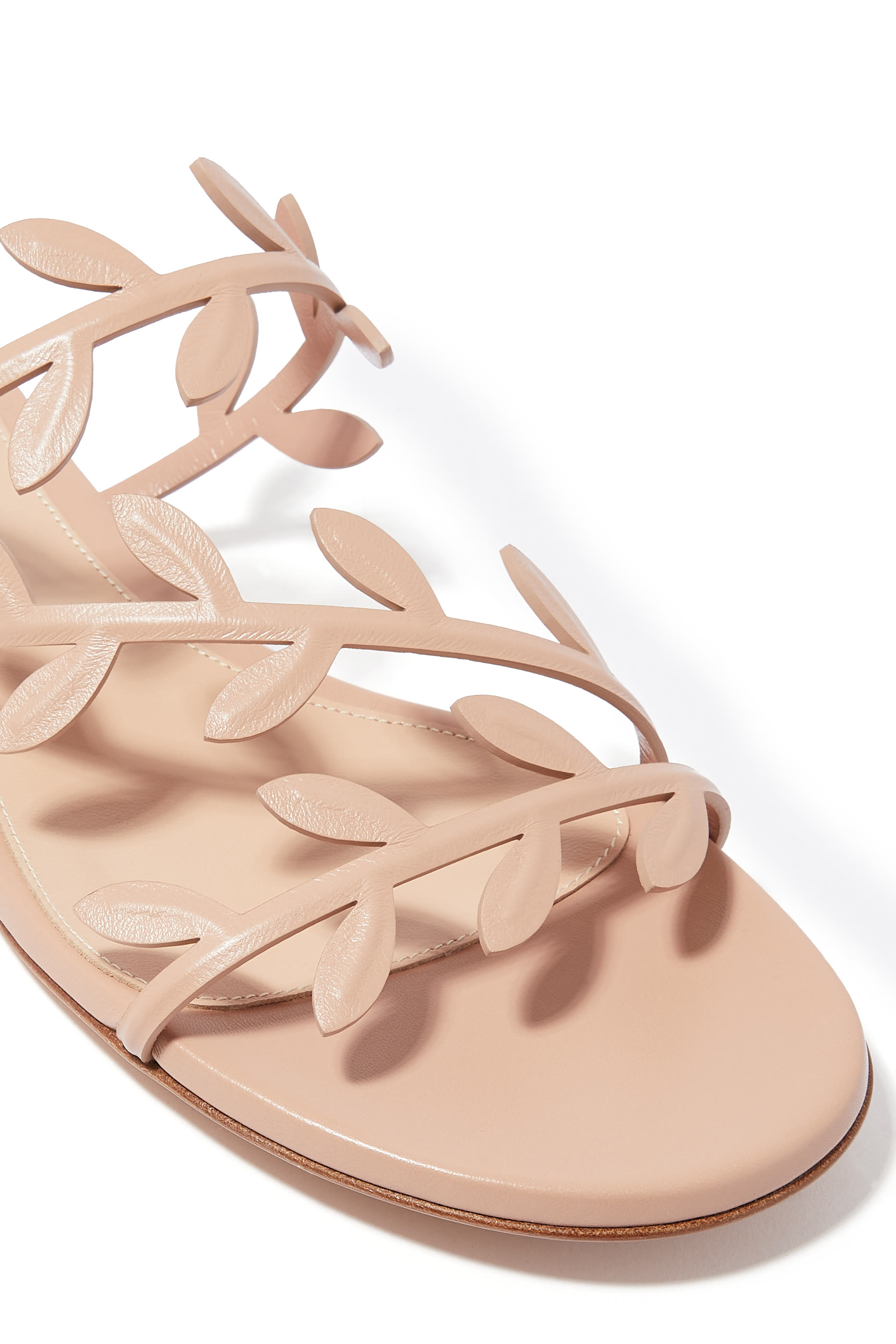 Flavia Leather Asymmetrical Sandals