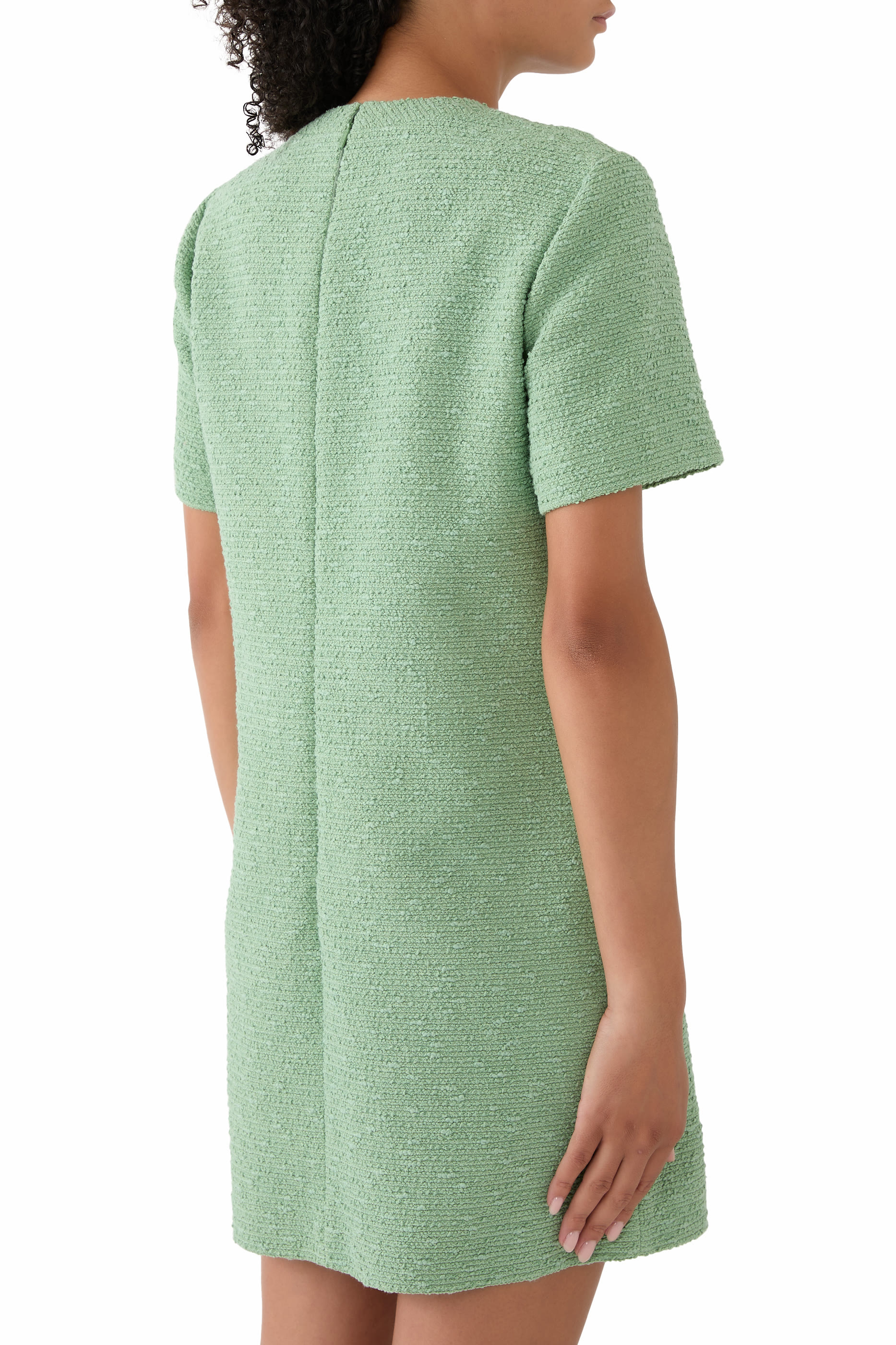 Cotton Bouclé Mini Dress