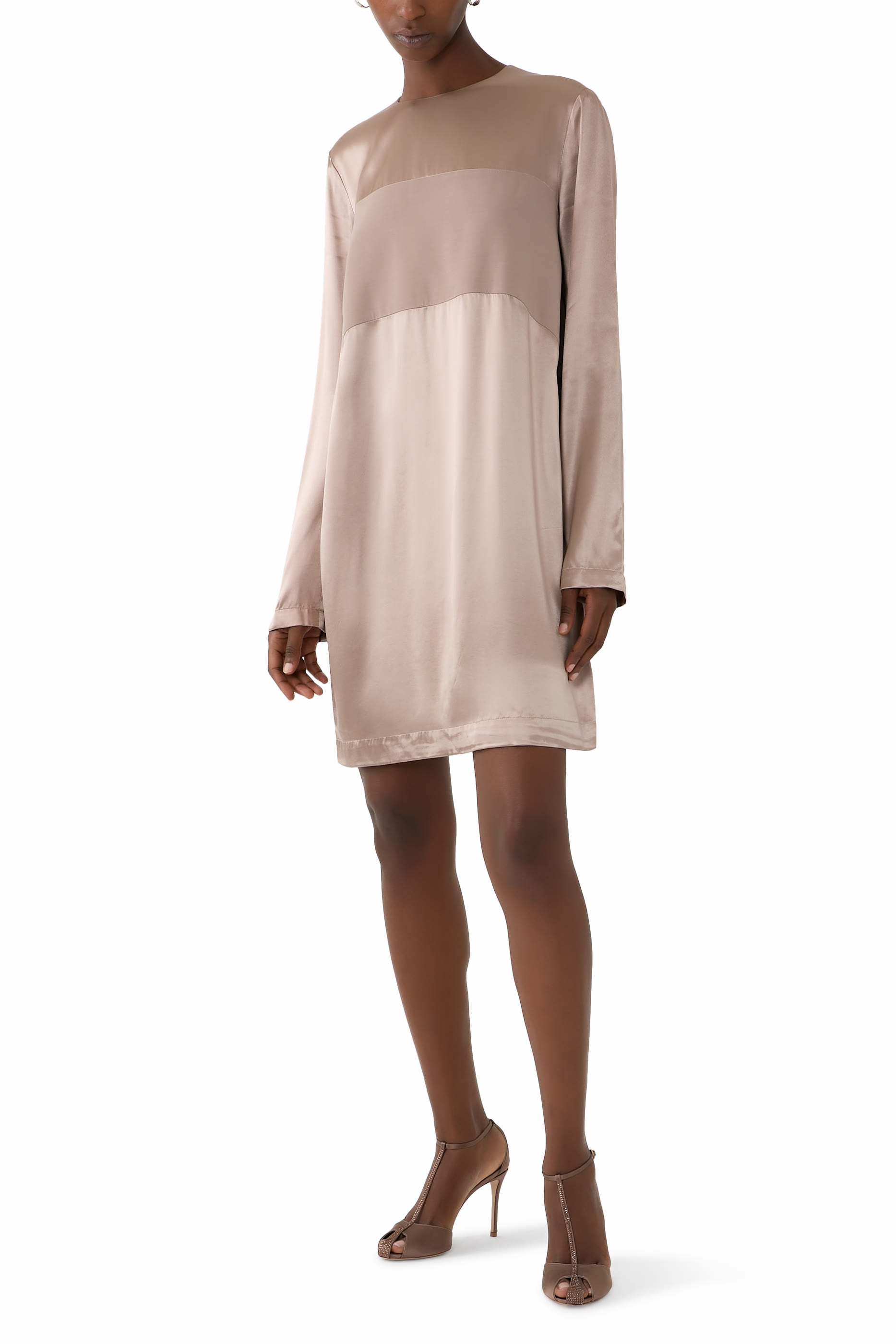 Satin T-Bar 95 Sandals