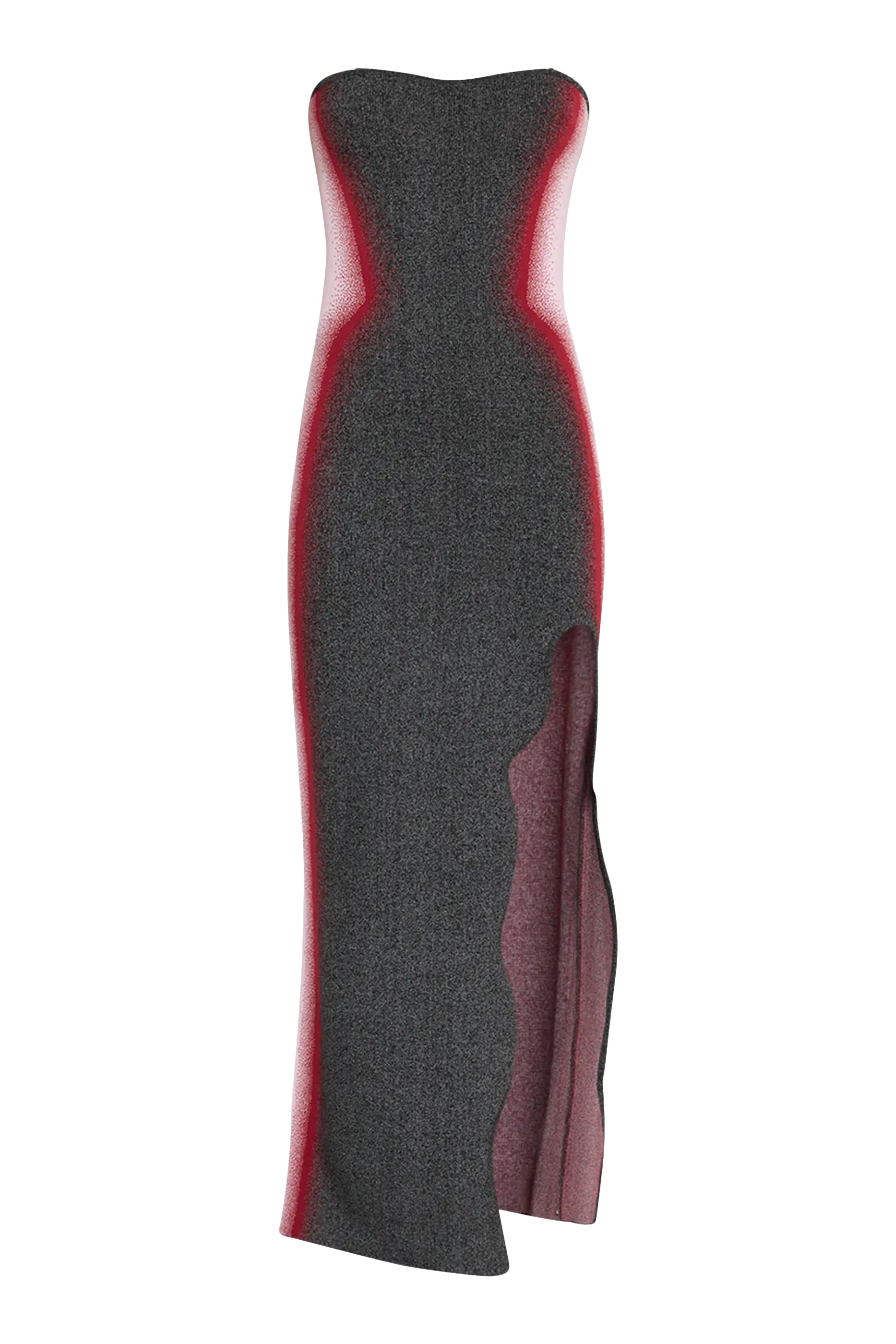 Anna Reflective Wavy Asymmetric Dress