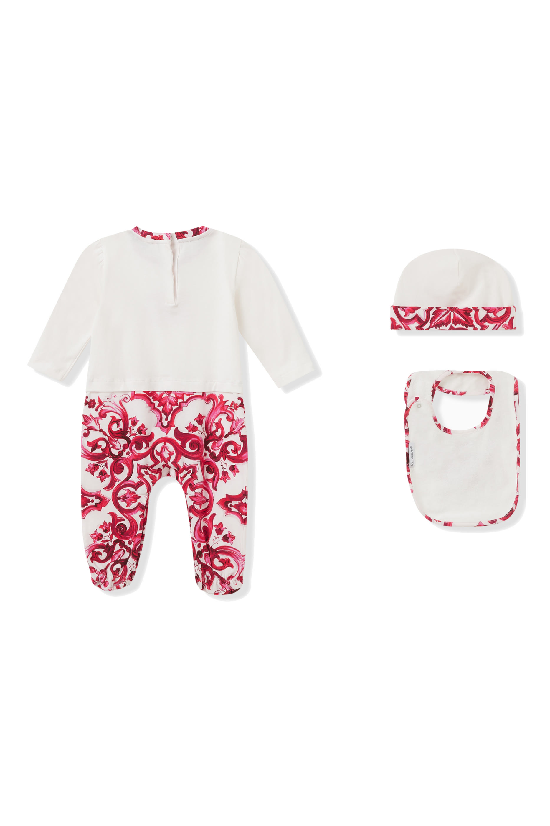 Kids Majolica Print Babysuit Set