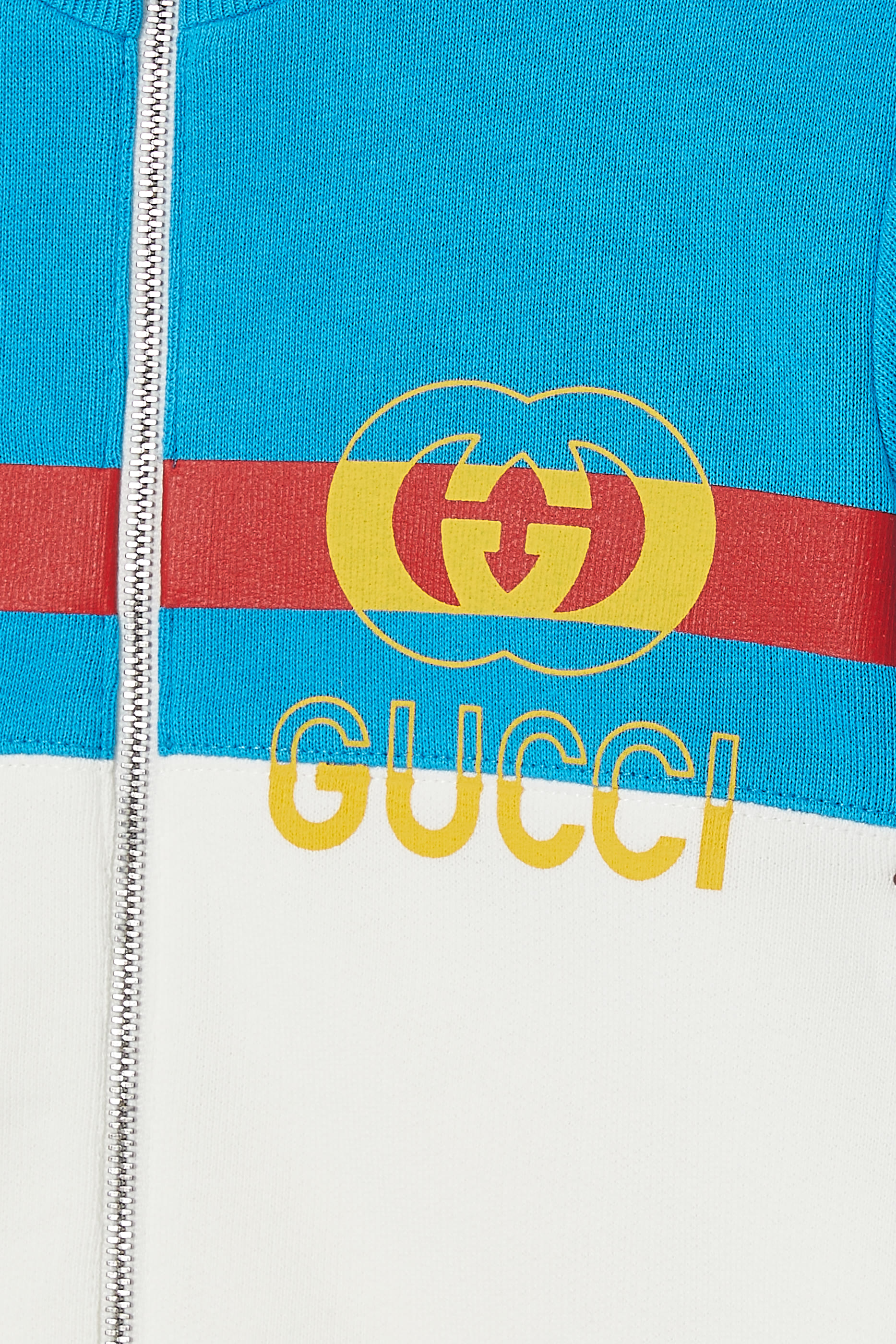 Logo Color-Blocked Zip Jacket