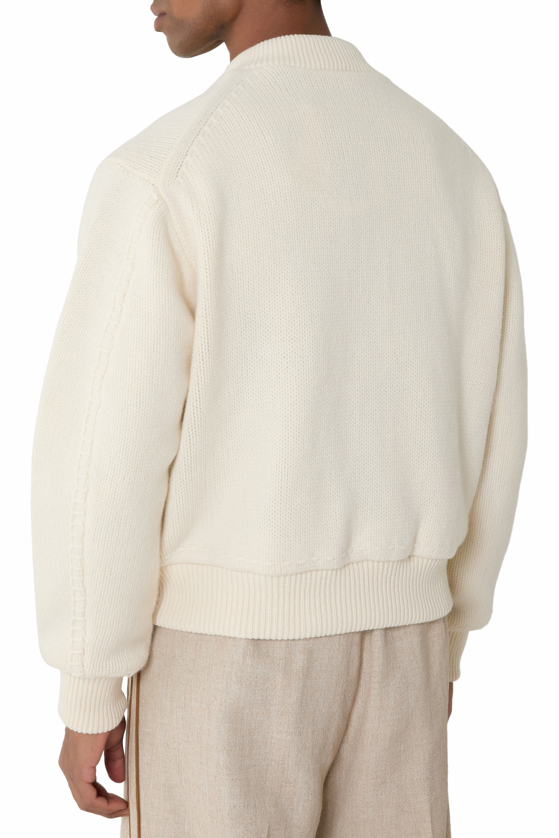 Handstitch Knitted Bomber