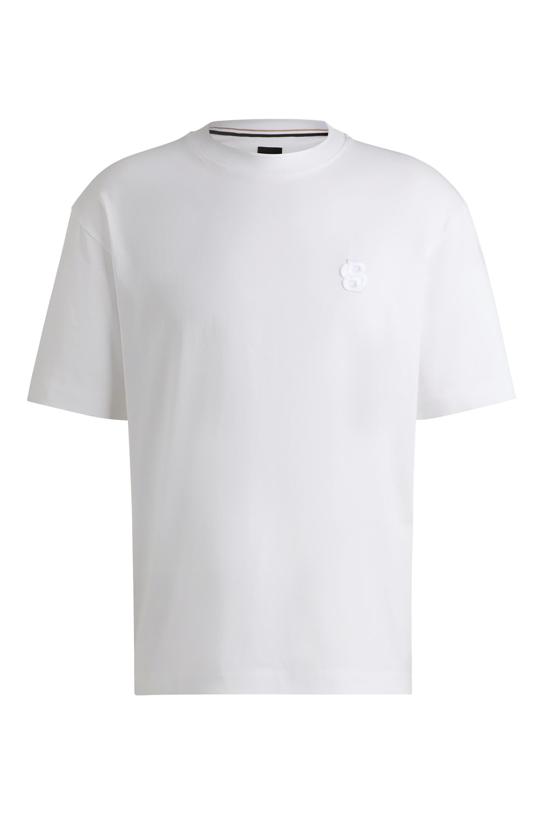 Double B Monogram Mercerised-Cotton T-Shirt