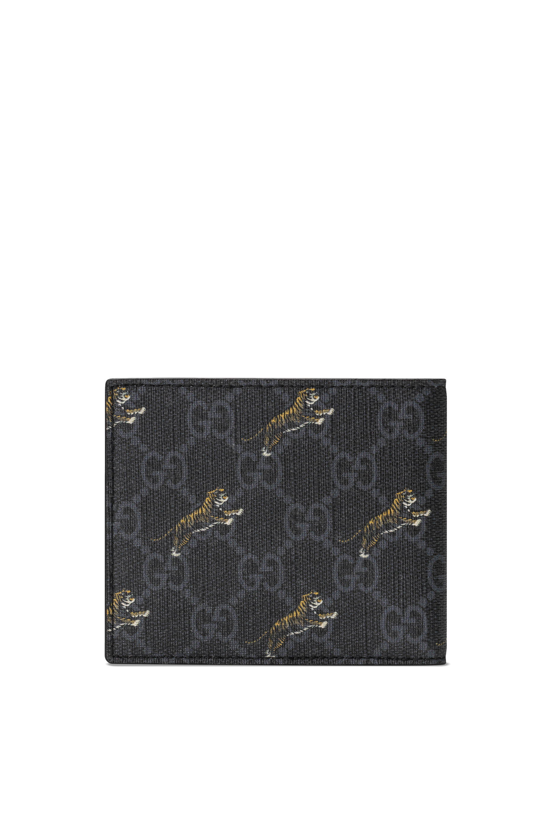 GG Supreme Tiger Print Large Wallet