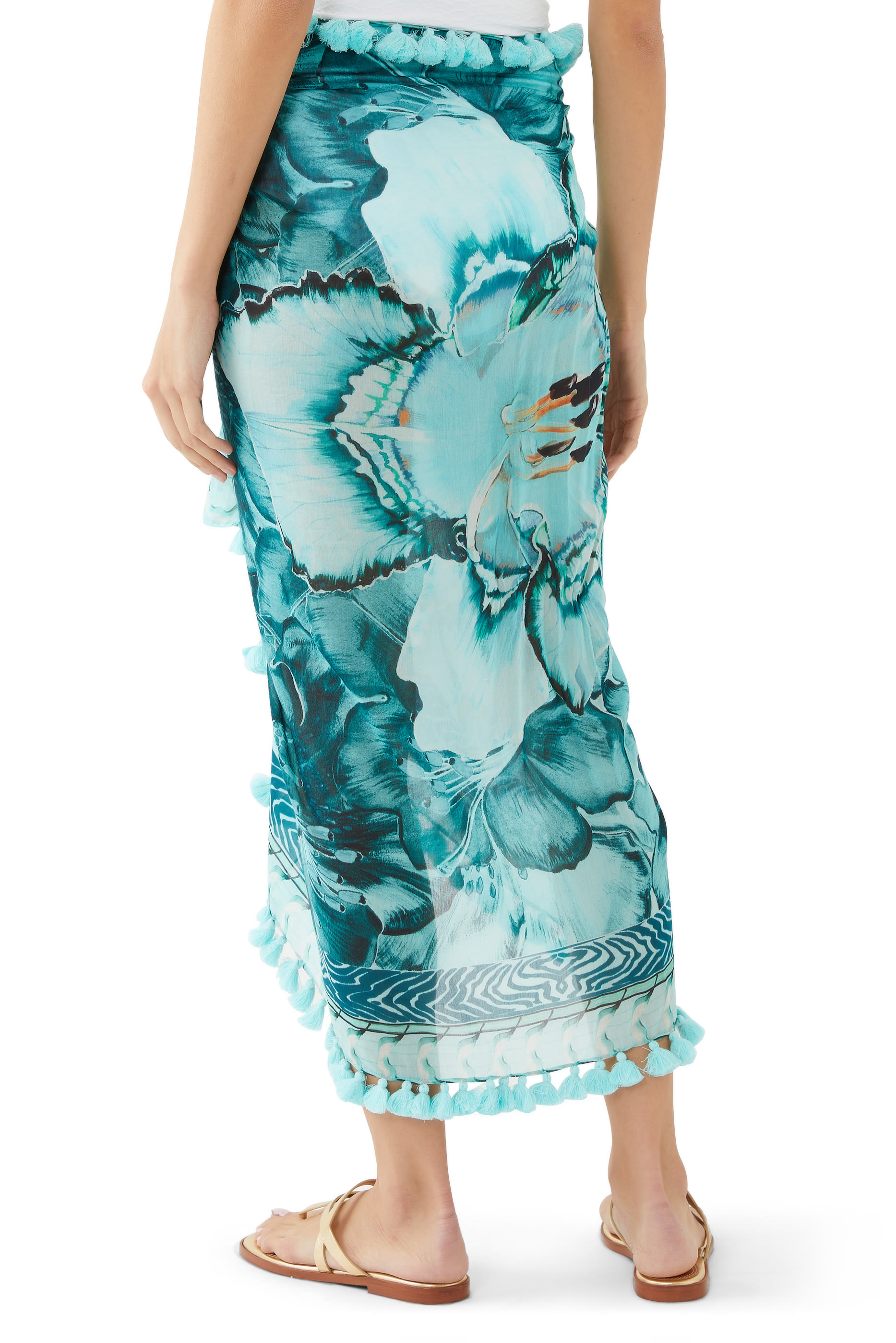 x Temperley London Liana Tasselled Sarong