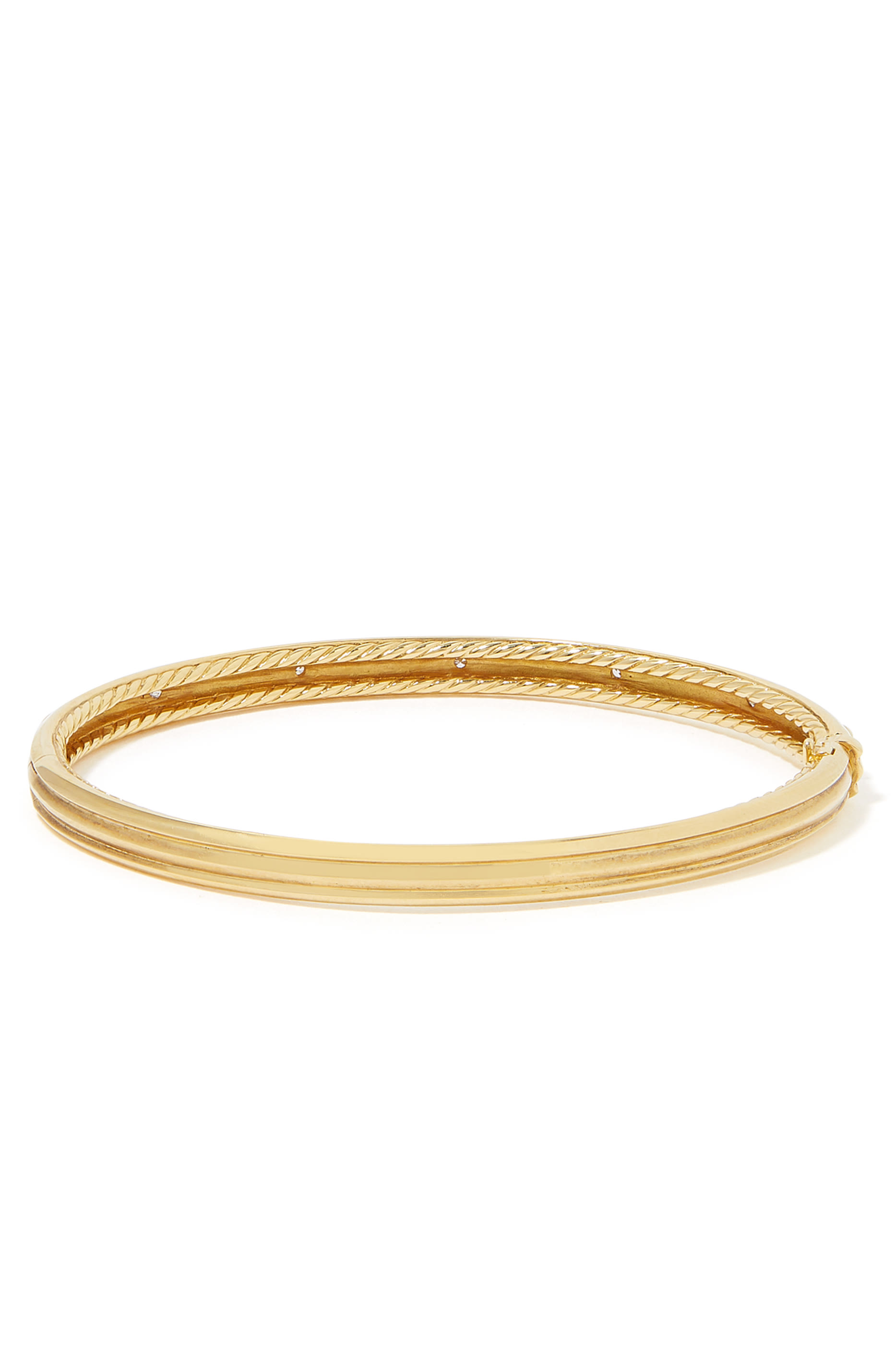 Modern Renaissance Bracelet, 18k Gold With Diamonds
