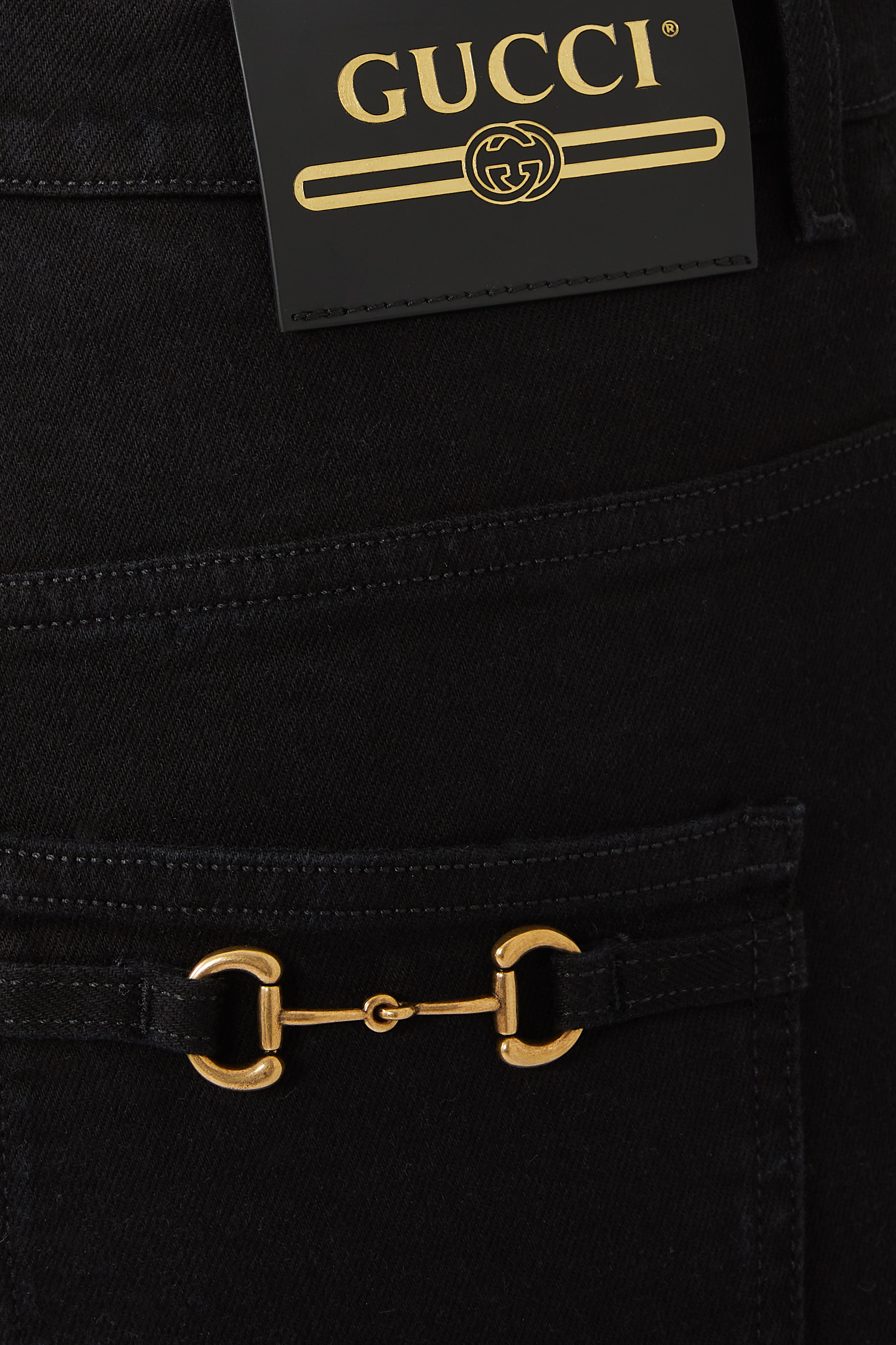 Denim Horsebit SkinnyJeans