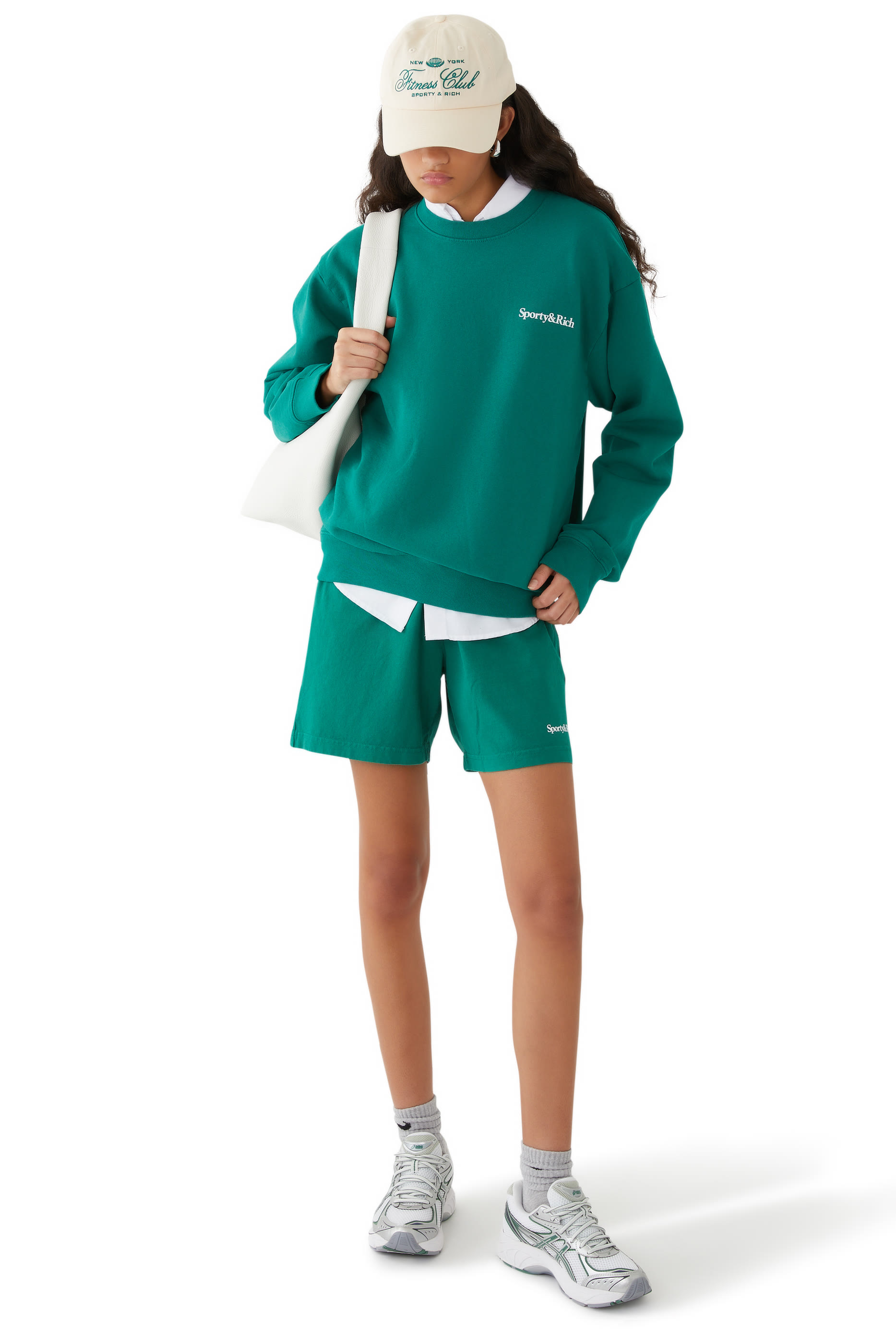 Serif Logo Gym Shorts