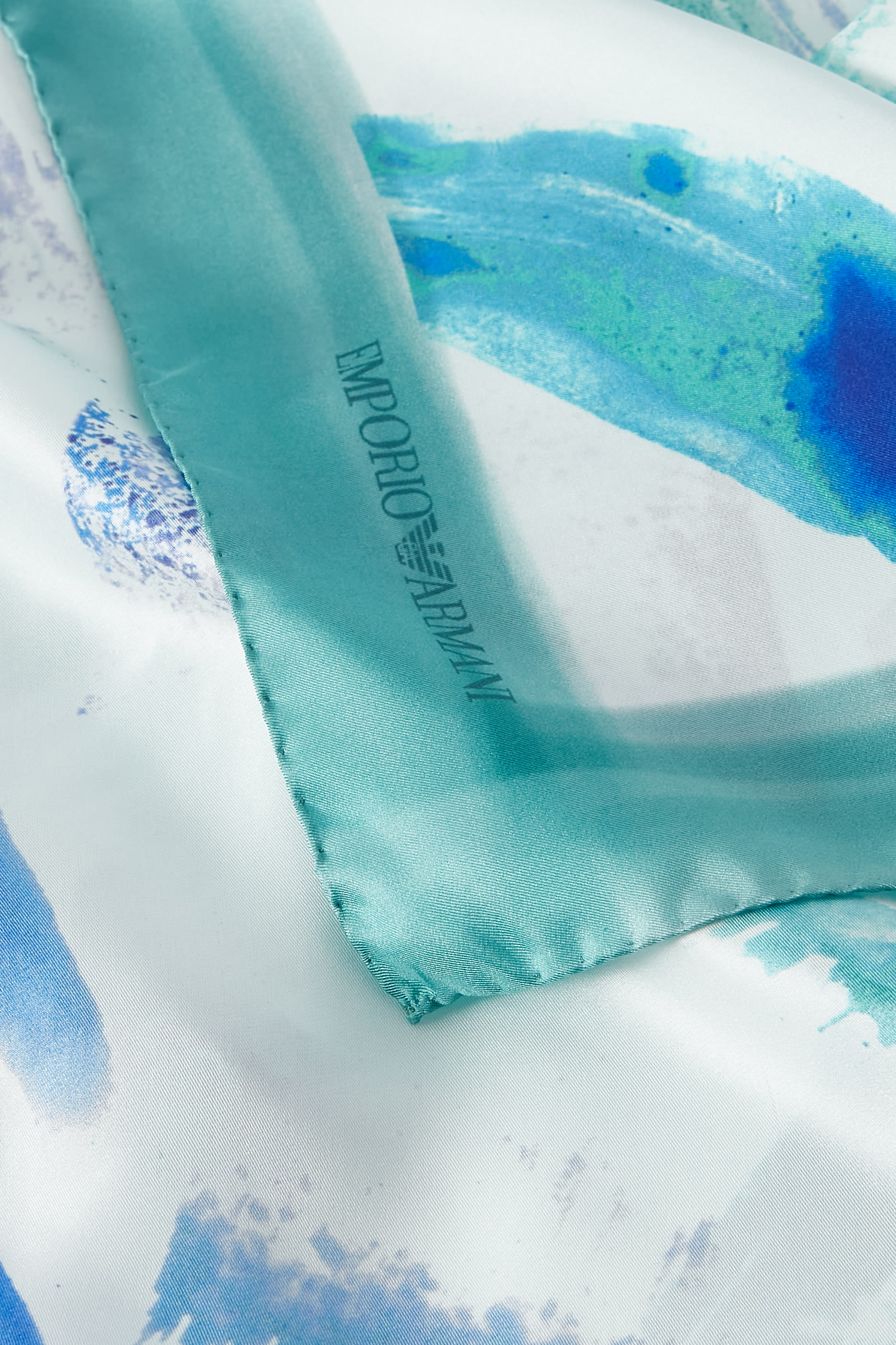 Print & Logo Scarf Foulard