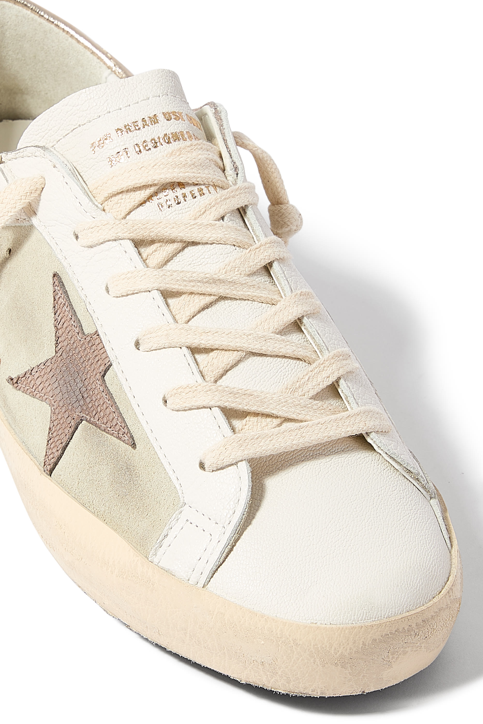 Super-Star Lizard Print Star Sneakers