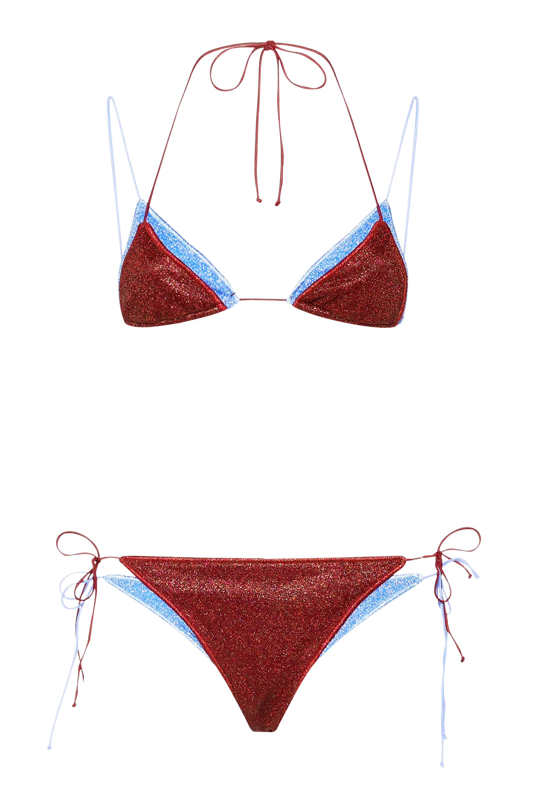 Glitter-Detailing Bikini
