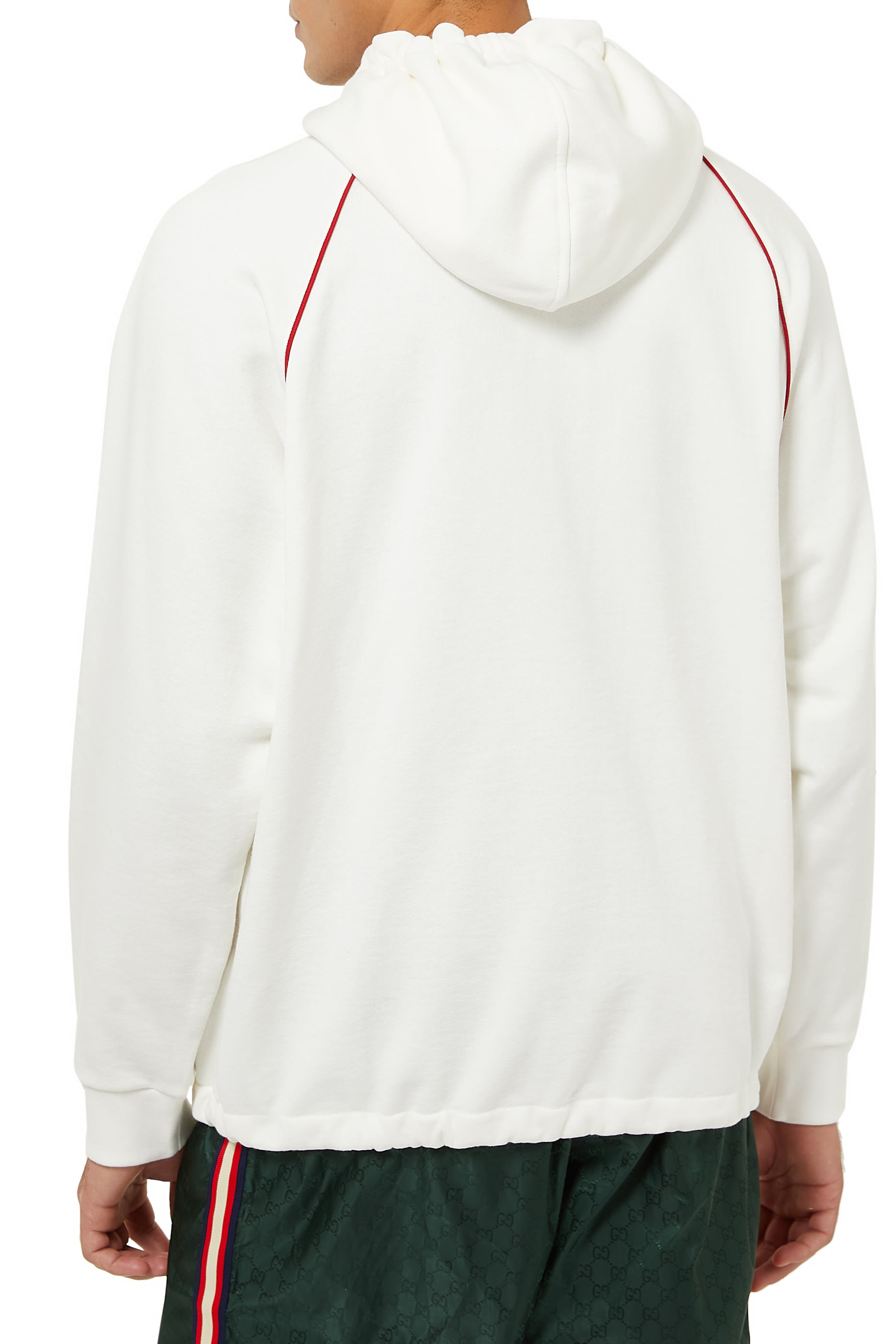 Sweatshirt with web and Gucci label