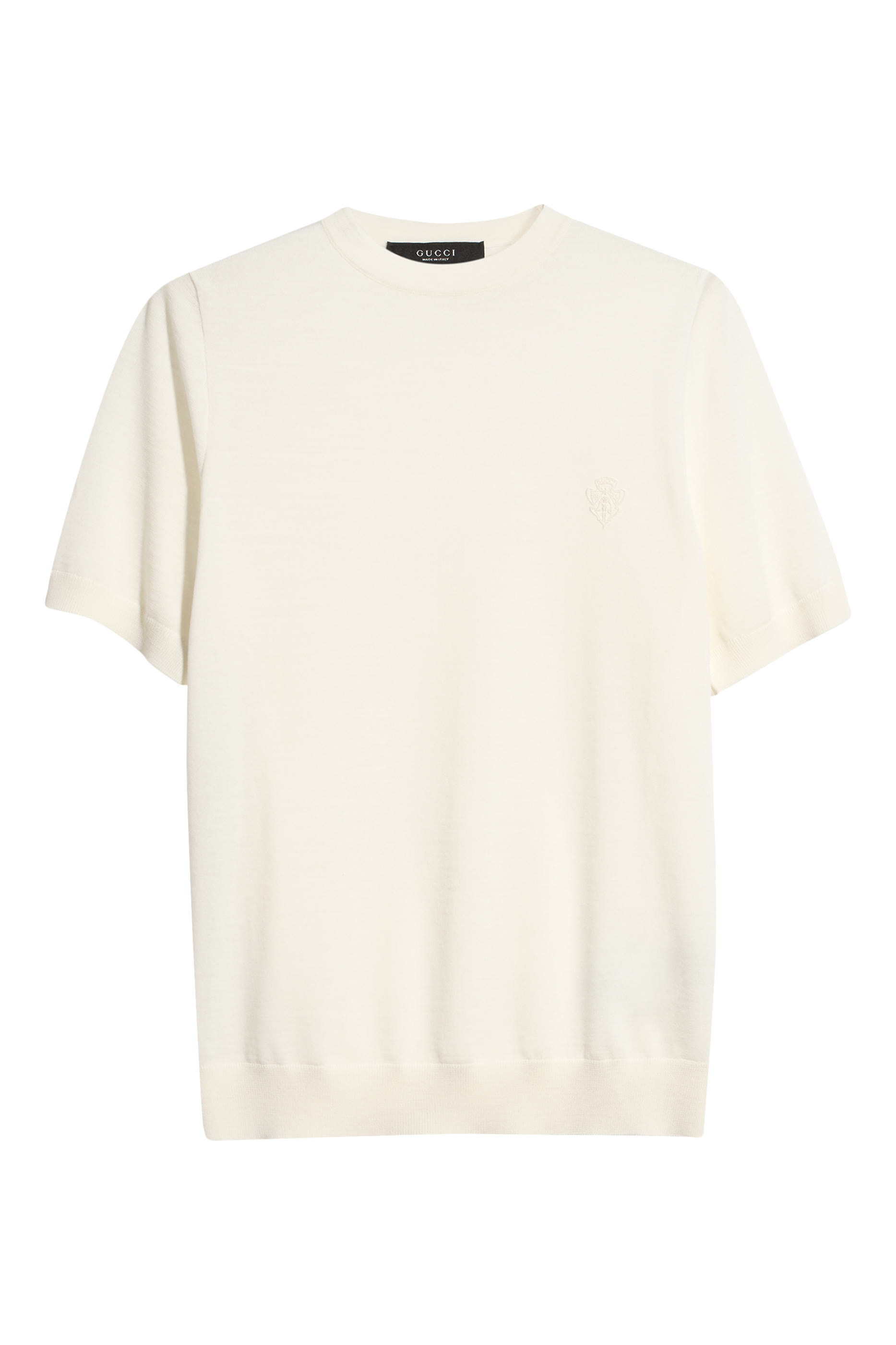 Crest Embroidered Sweater