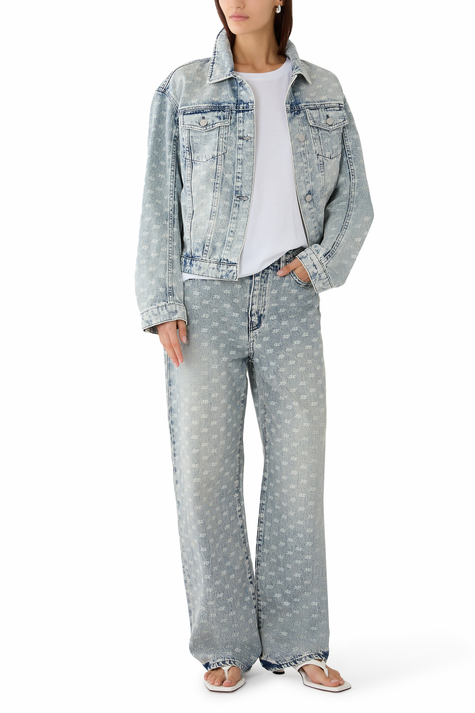 Allover Print Blouson Jacket