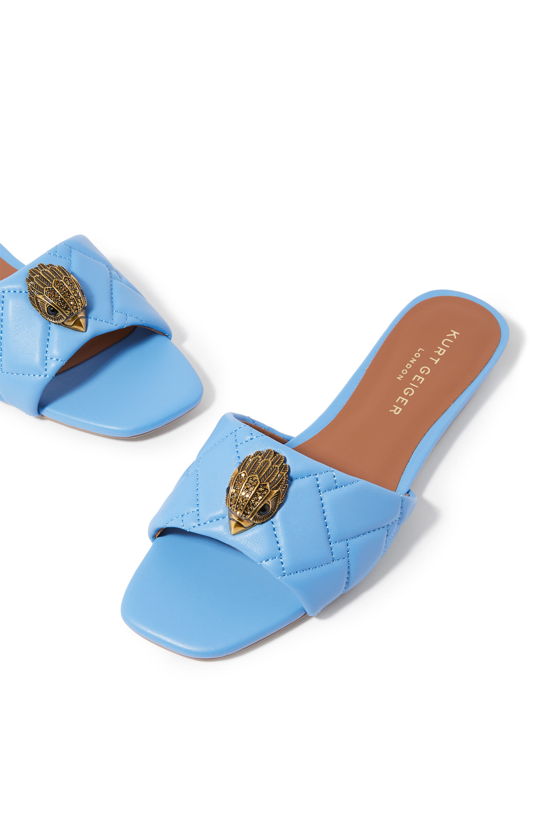 Kensington Leather Flat Sandals
