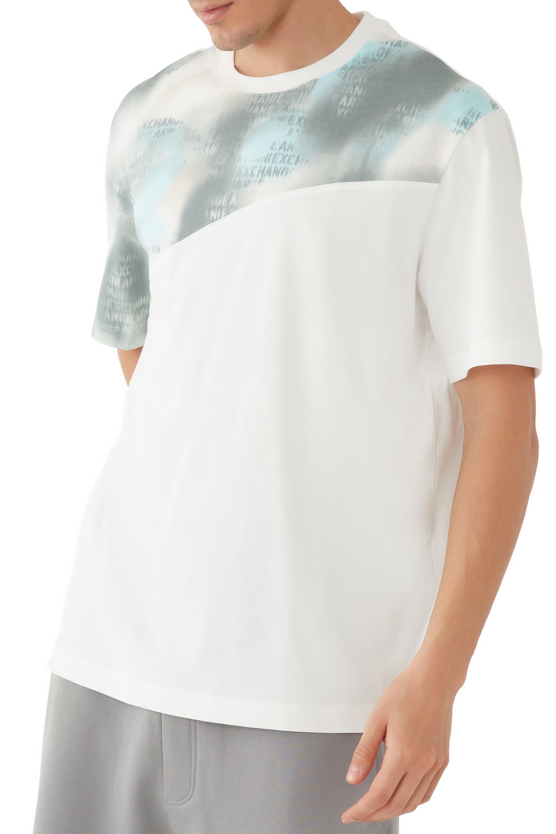 Aqua Half Logo Jumper