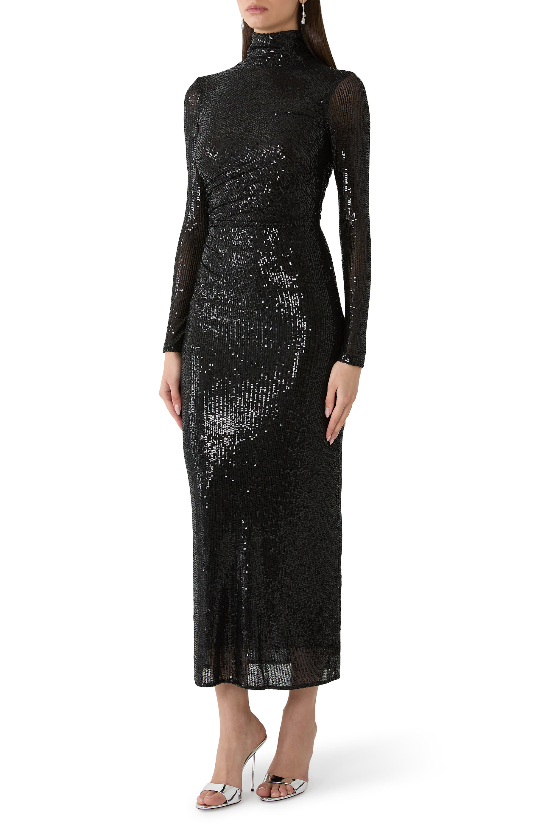 Malia Turtleneck Ankle Gown 