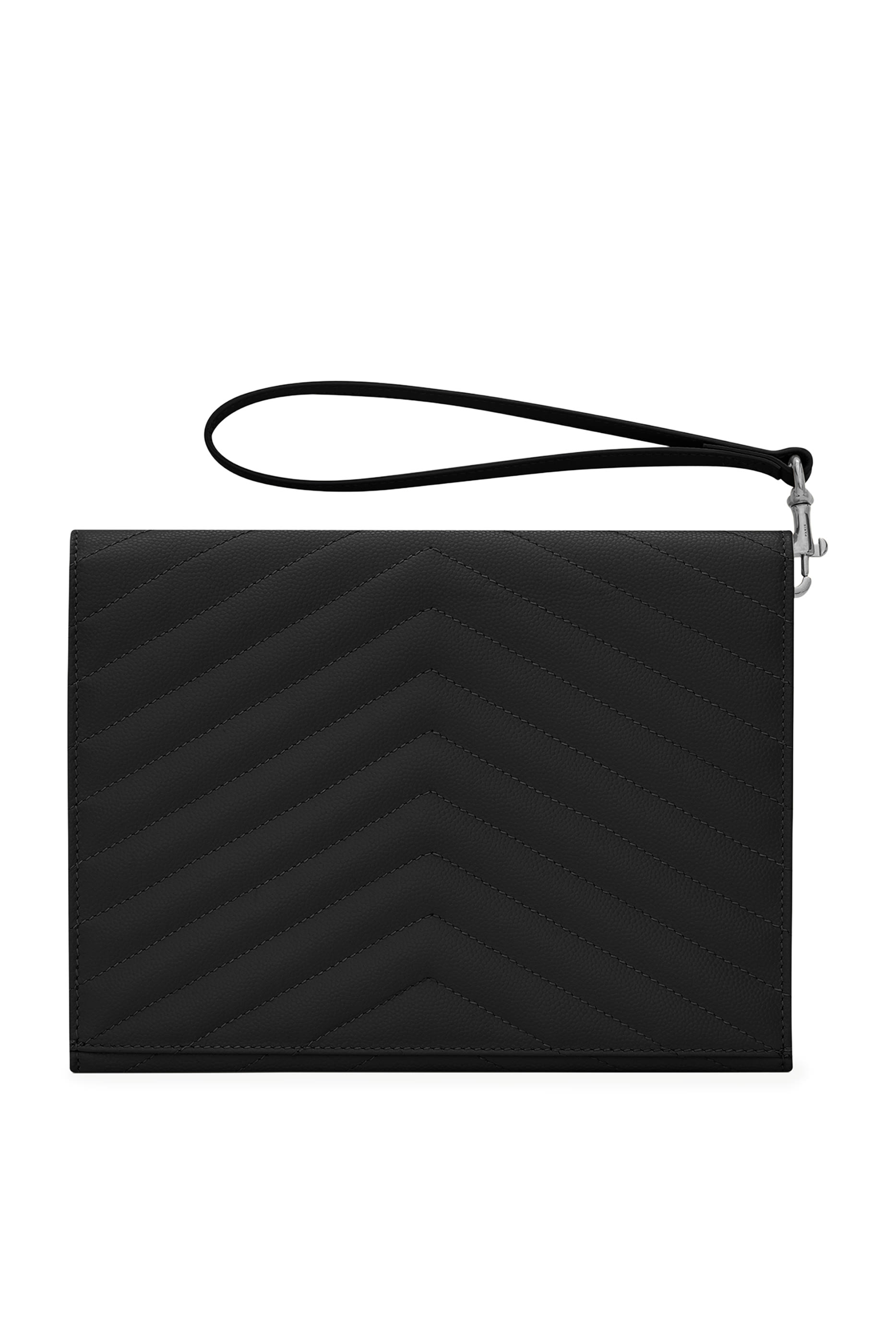 Cassandre Matelass&eacute; Flap Pouch in Grain De Poudre Leather 