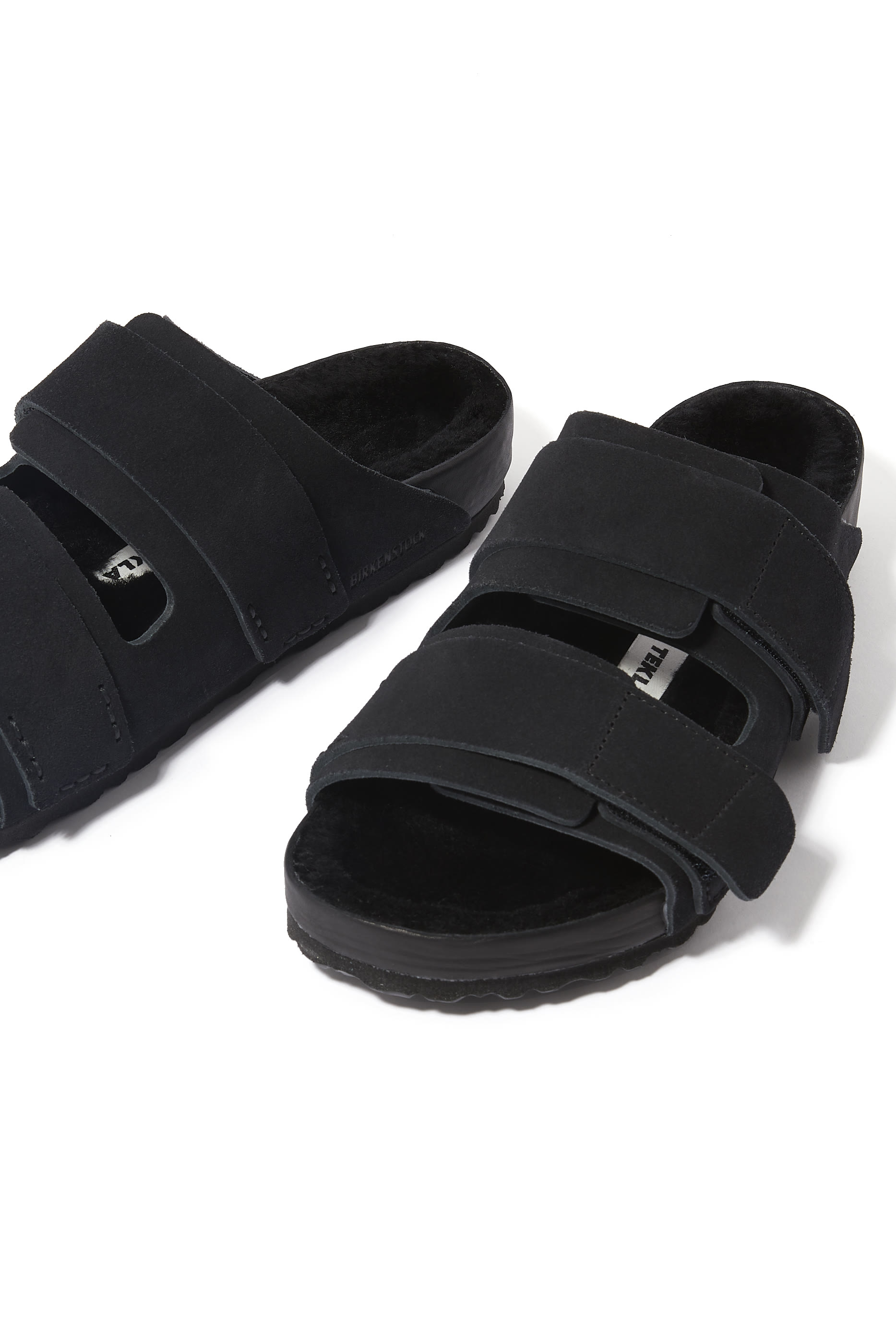 Uji Tekla Suede Fur Sandals