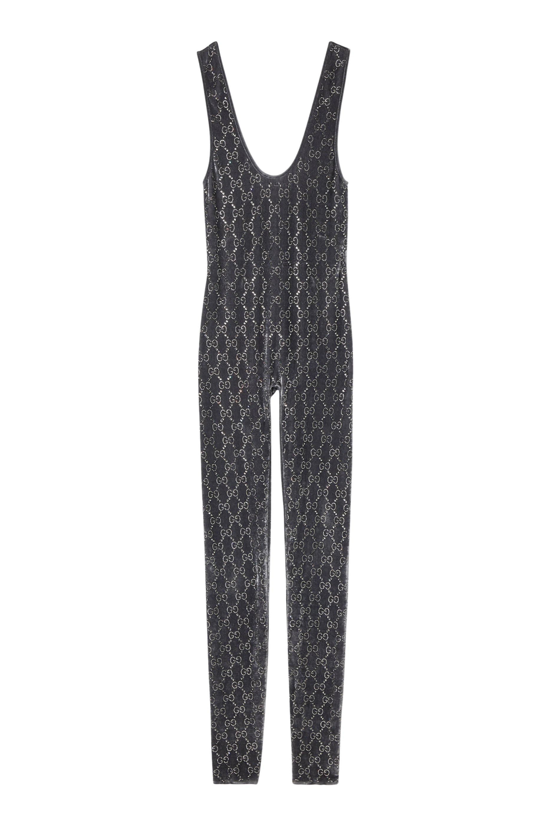 GG Crystal Embroidered Jumpsuit