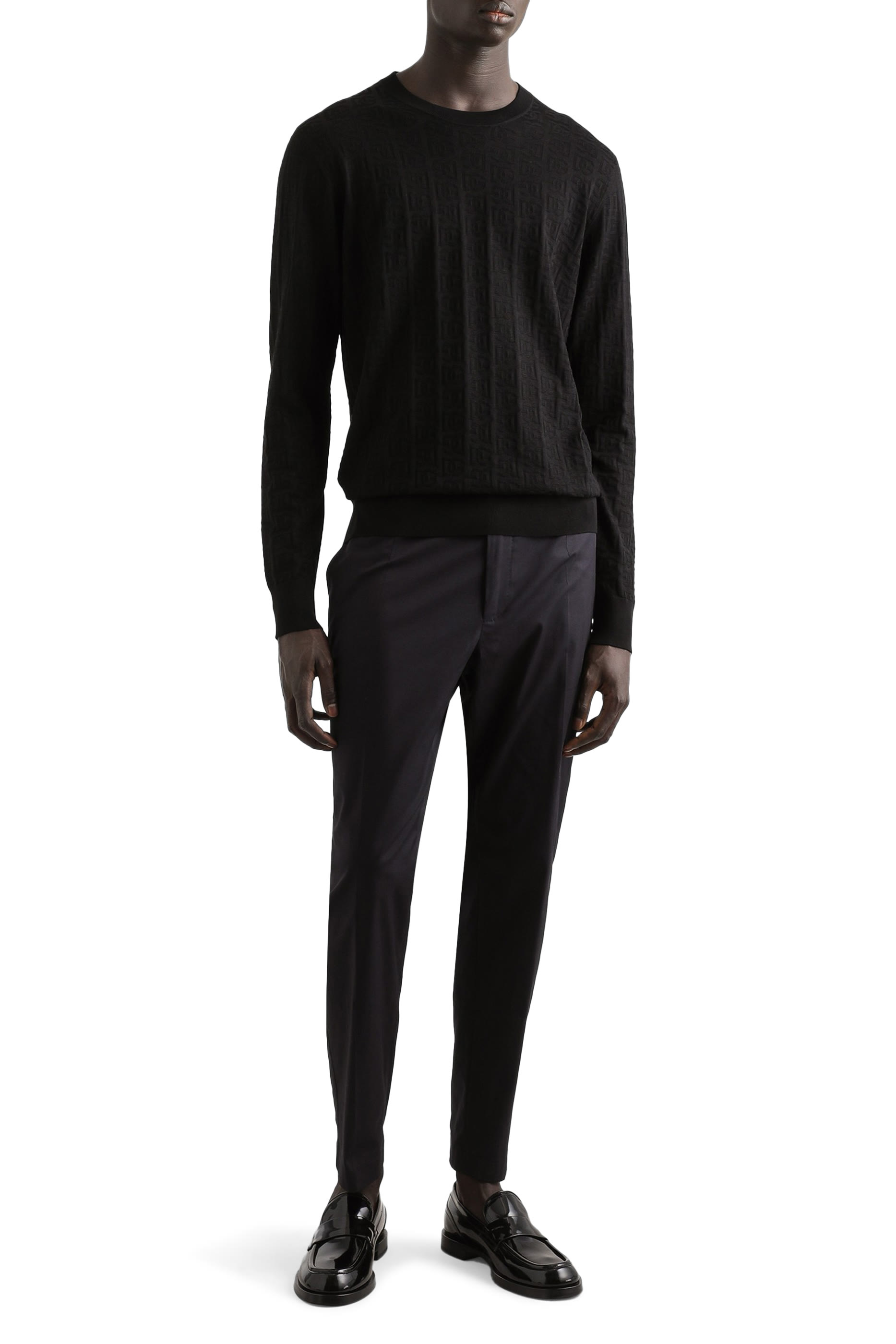 Silk Round-Neck Sweater