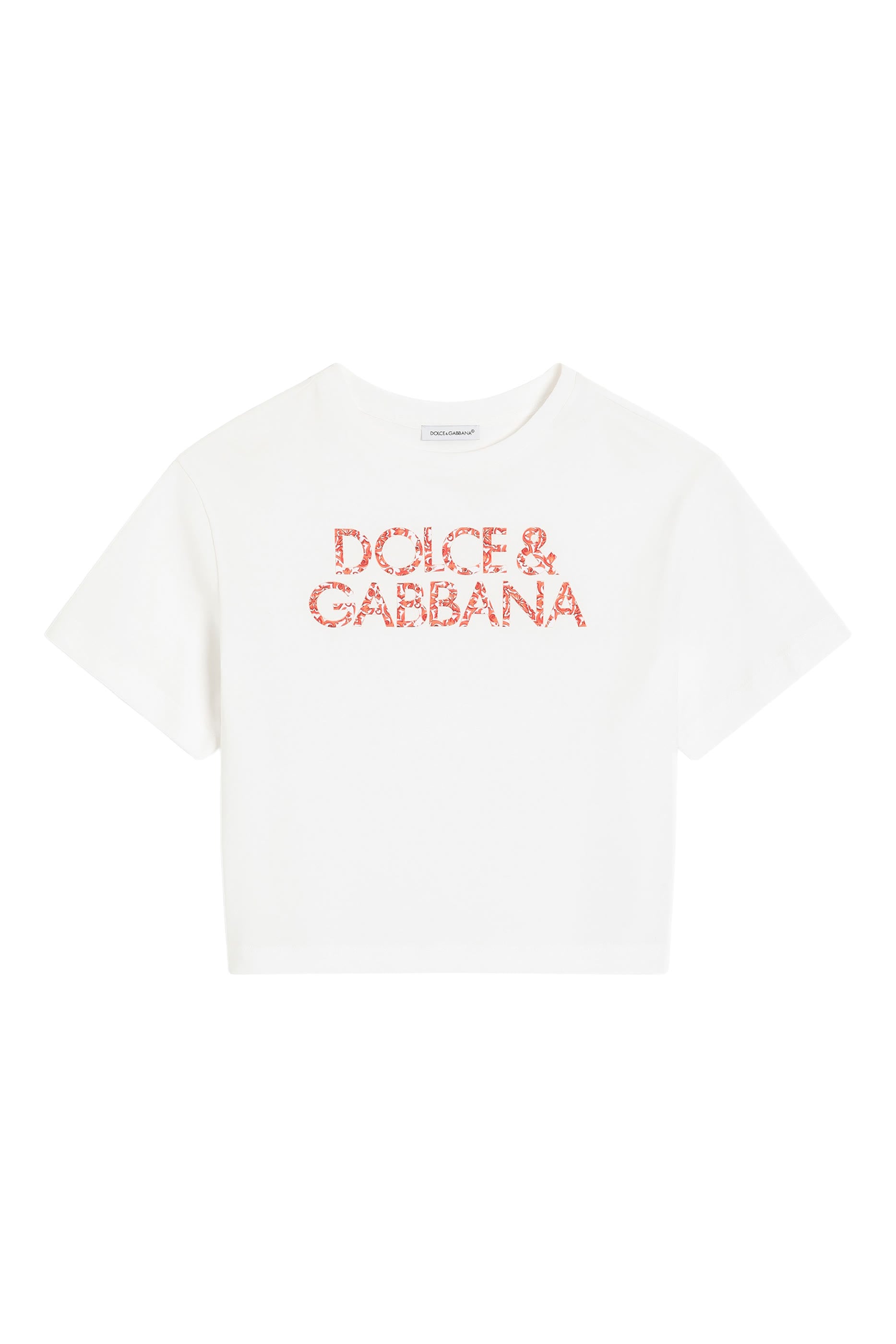 Kids Majolica-Print Short-Sleeved Jersey T-Shirt
