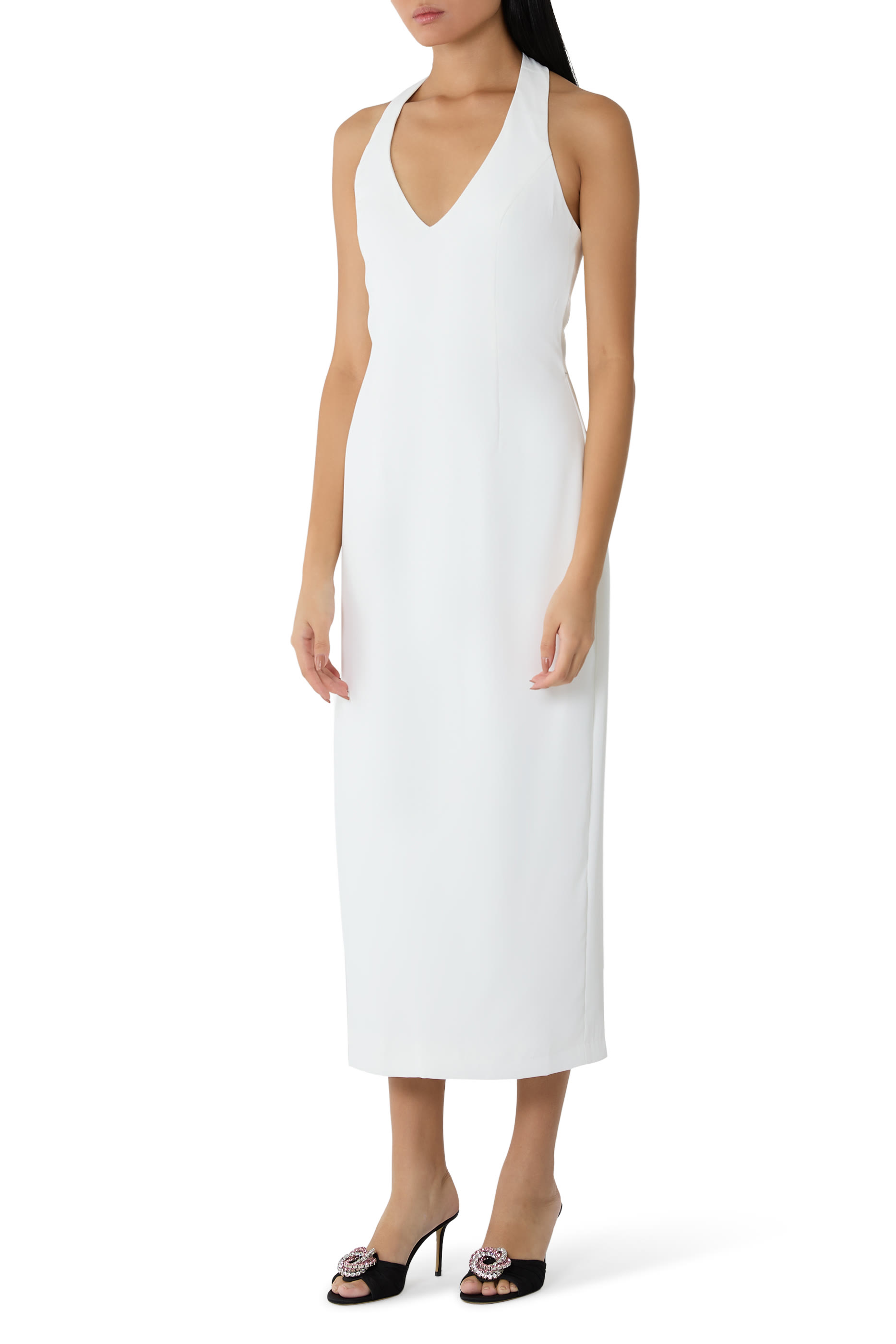 The Ultimate Muse V-Neck Midi Dress