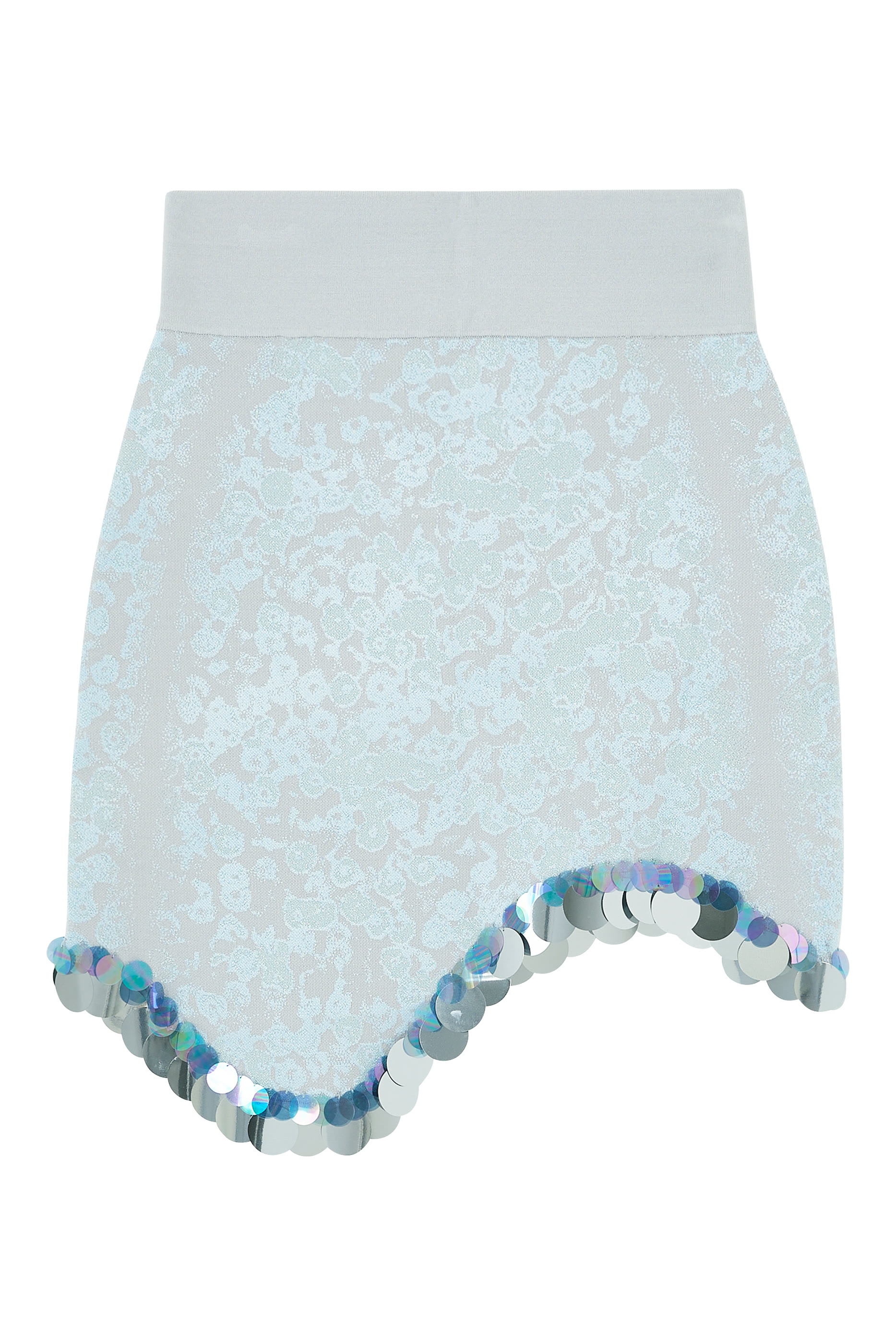 Arbor Wavy Mini Skirt With Sequins