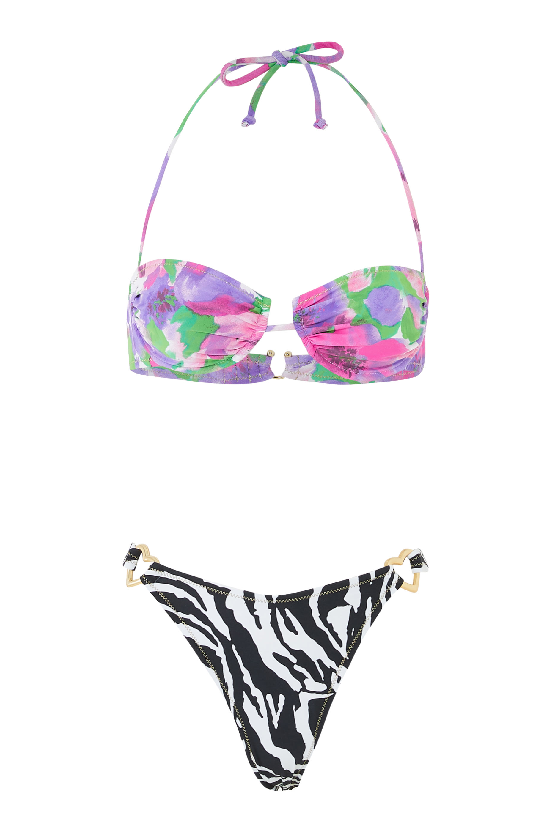 Reina Olga Floral & Zebra Bikini