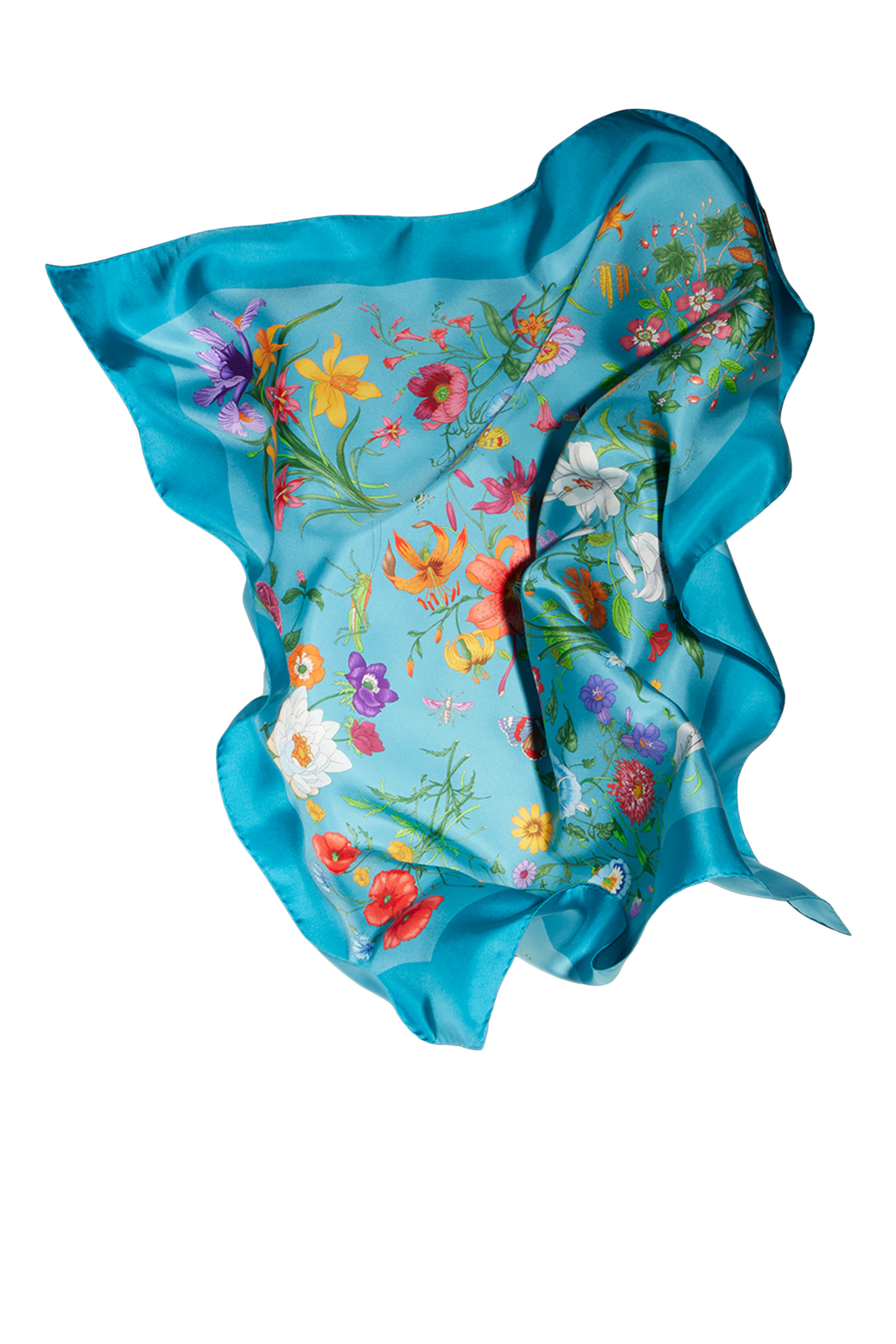Allover Flora Print Carr&eacute;