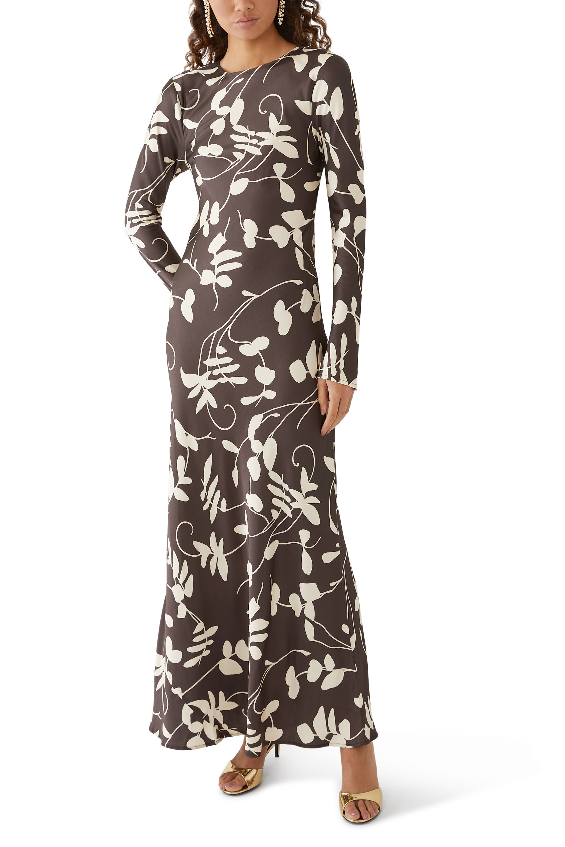 Faroe Maxi Dress in Eden Print
