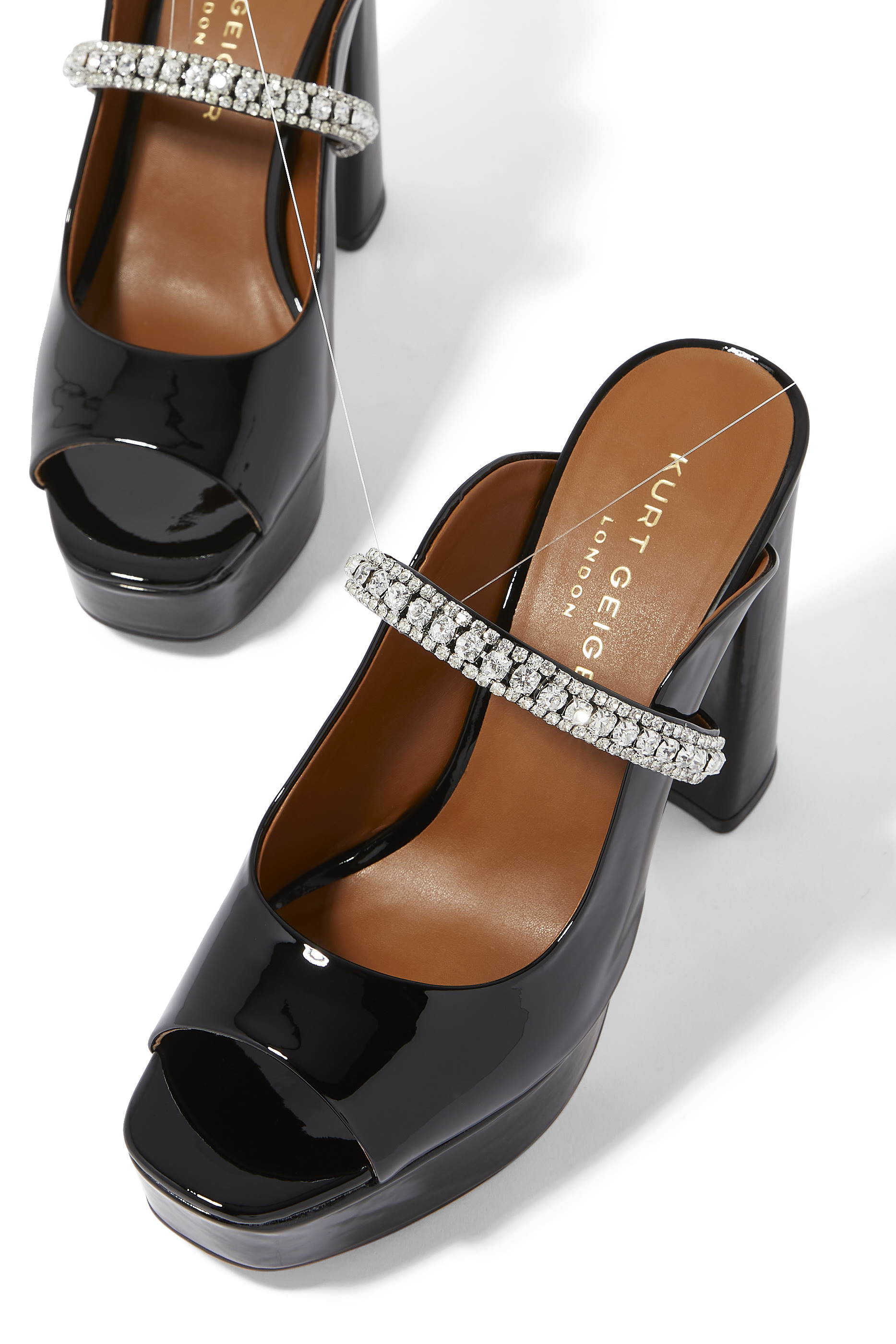 Duke 114 Peep-Toe Sandals