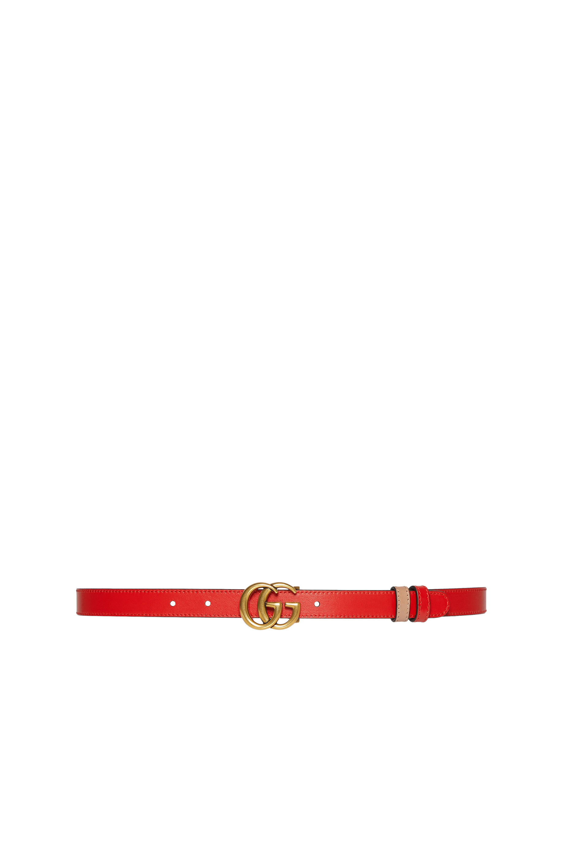 GG Marmont Reversible Thin Leather Belt