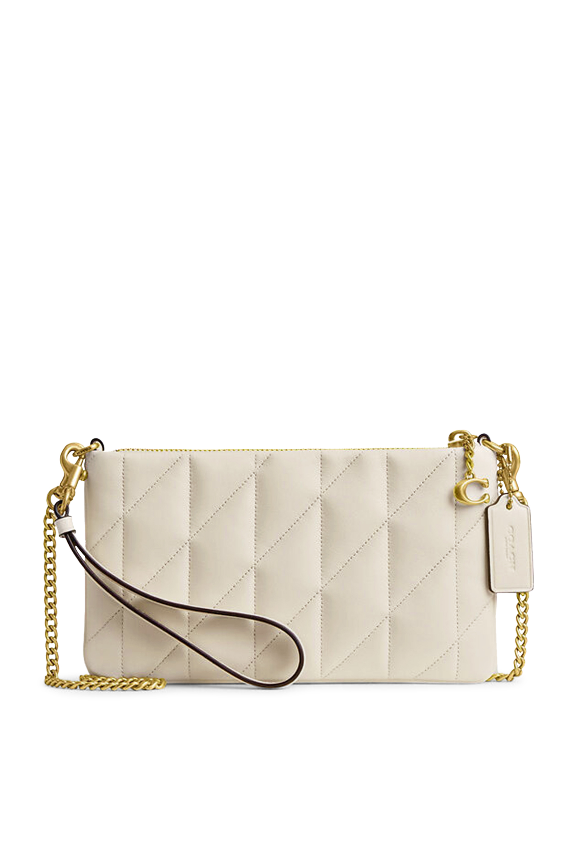 Pouch Bag in Quilted Leather