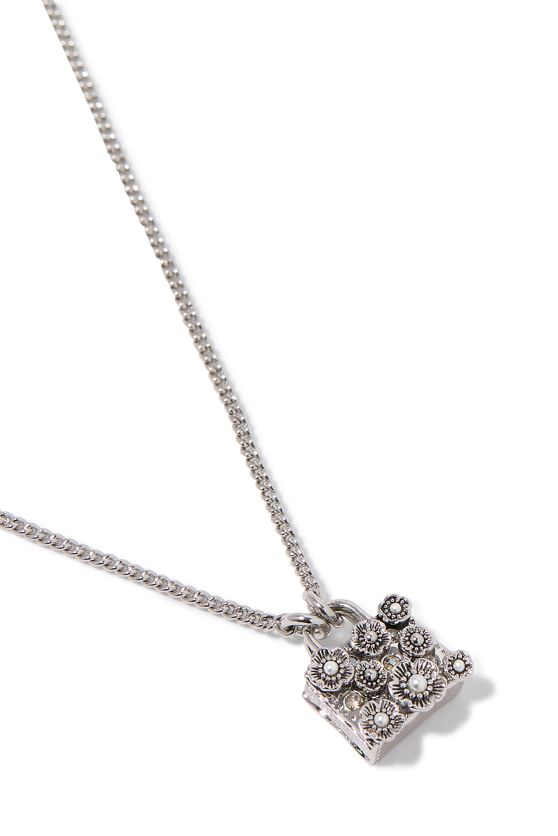 Tearose Bag Pendant Necklace
