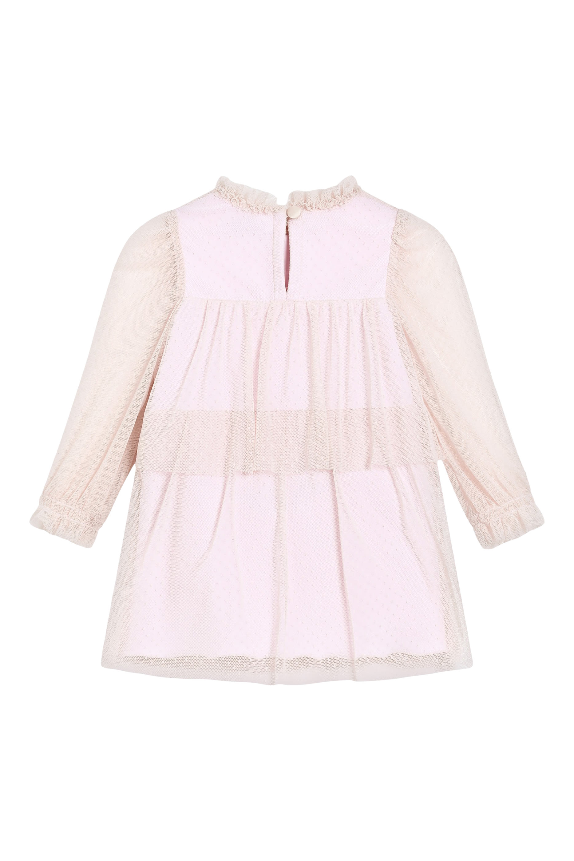 Kids Plumetis Tulle Dress