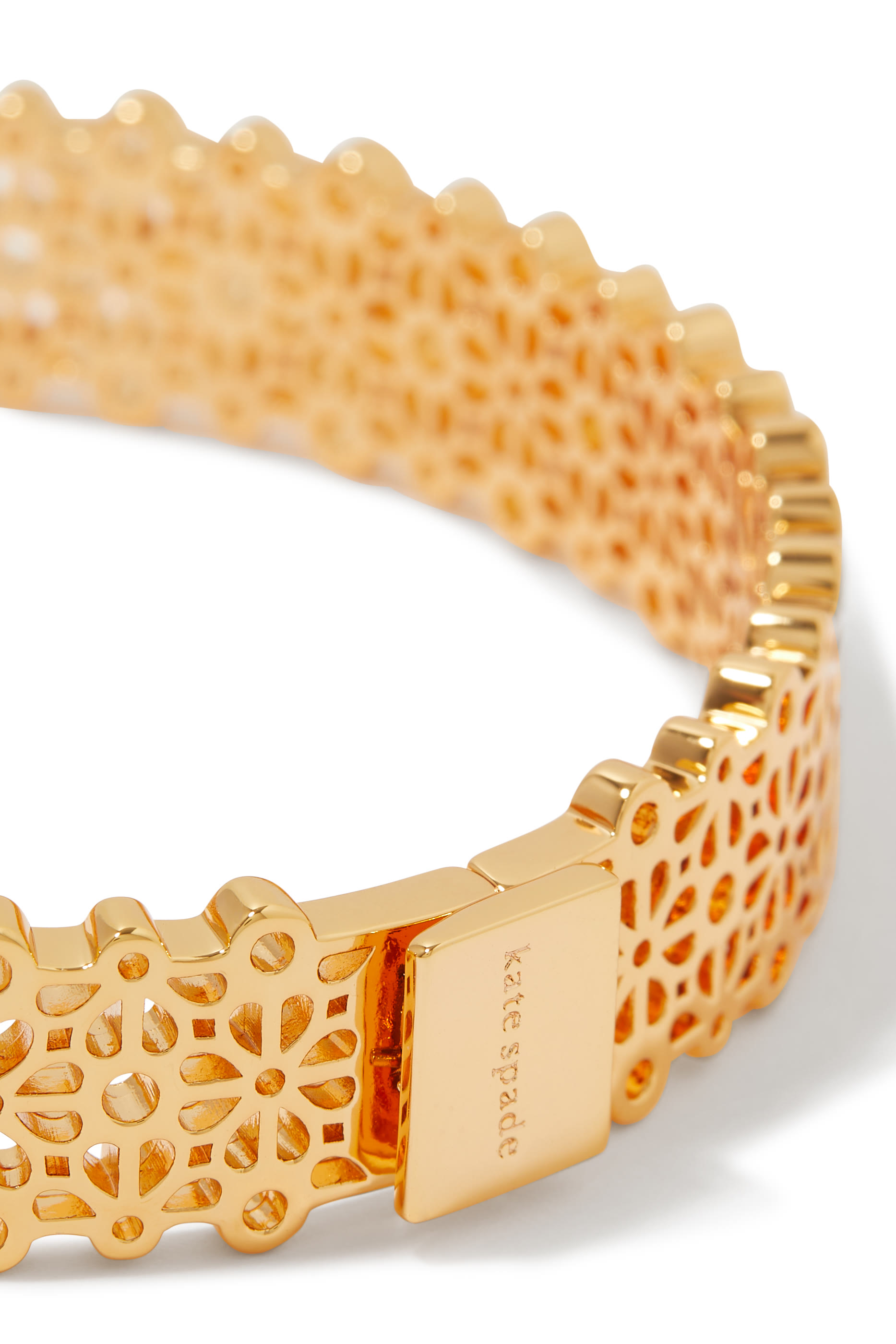 Spade Flower Lace Thin Bangle