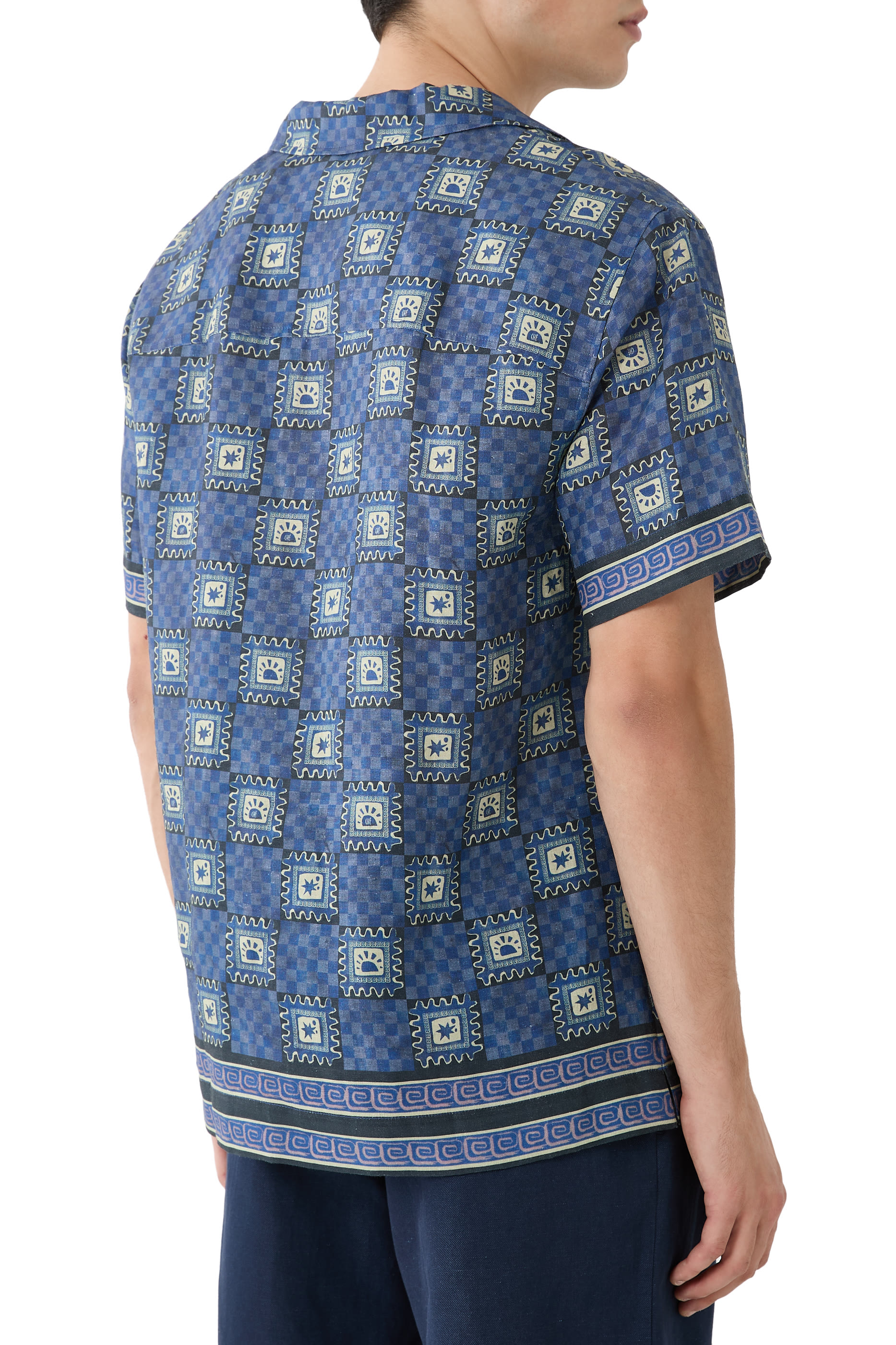 Telha Print Linen Shirt