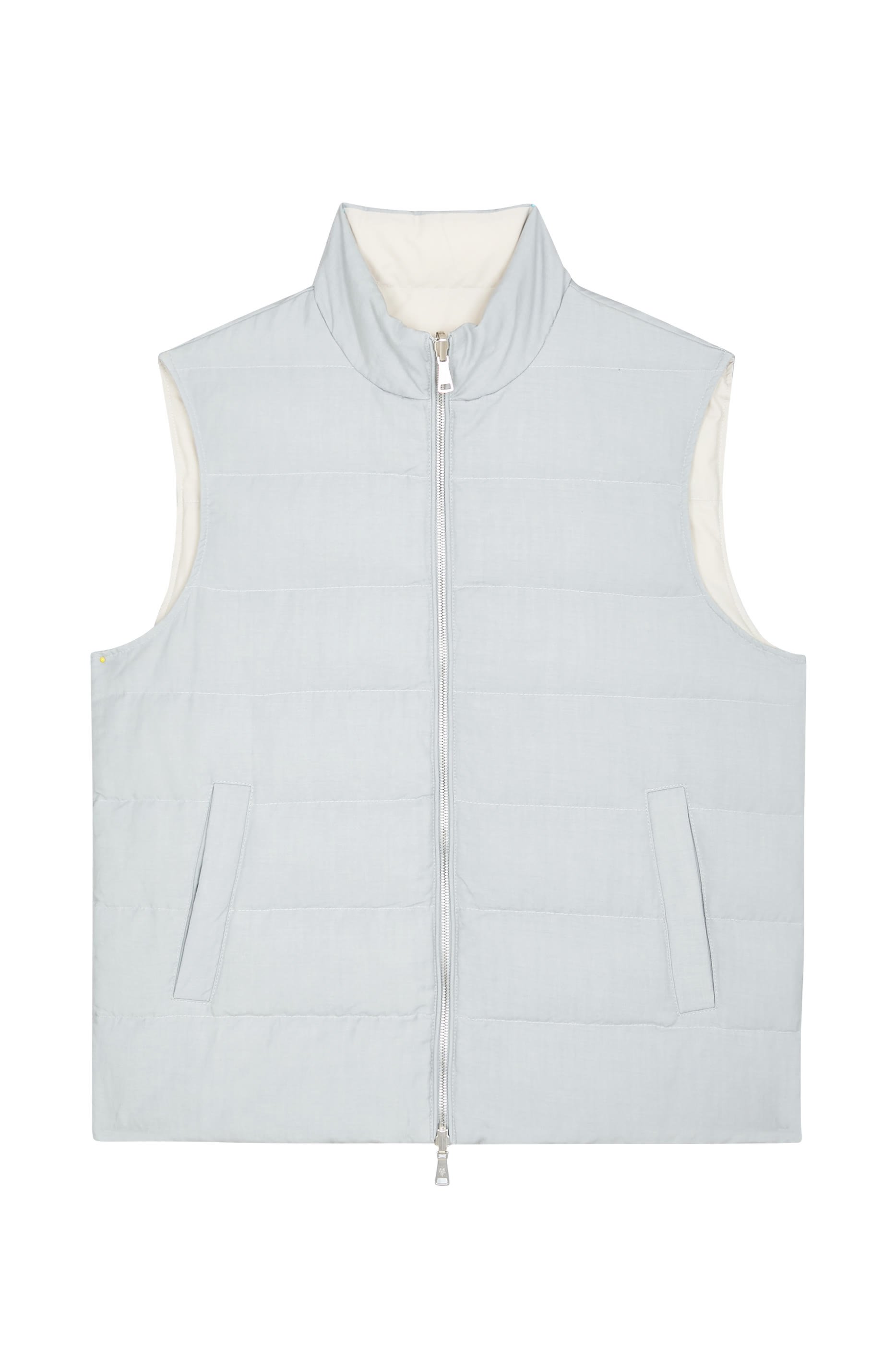 Reversible Mock Collar Vest