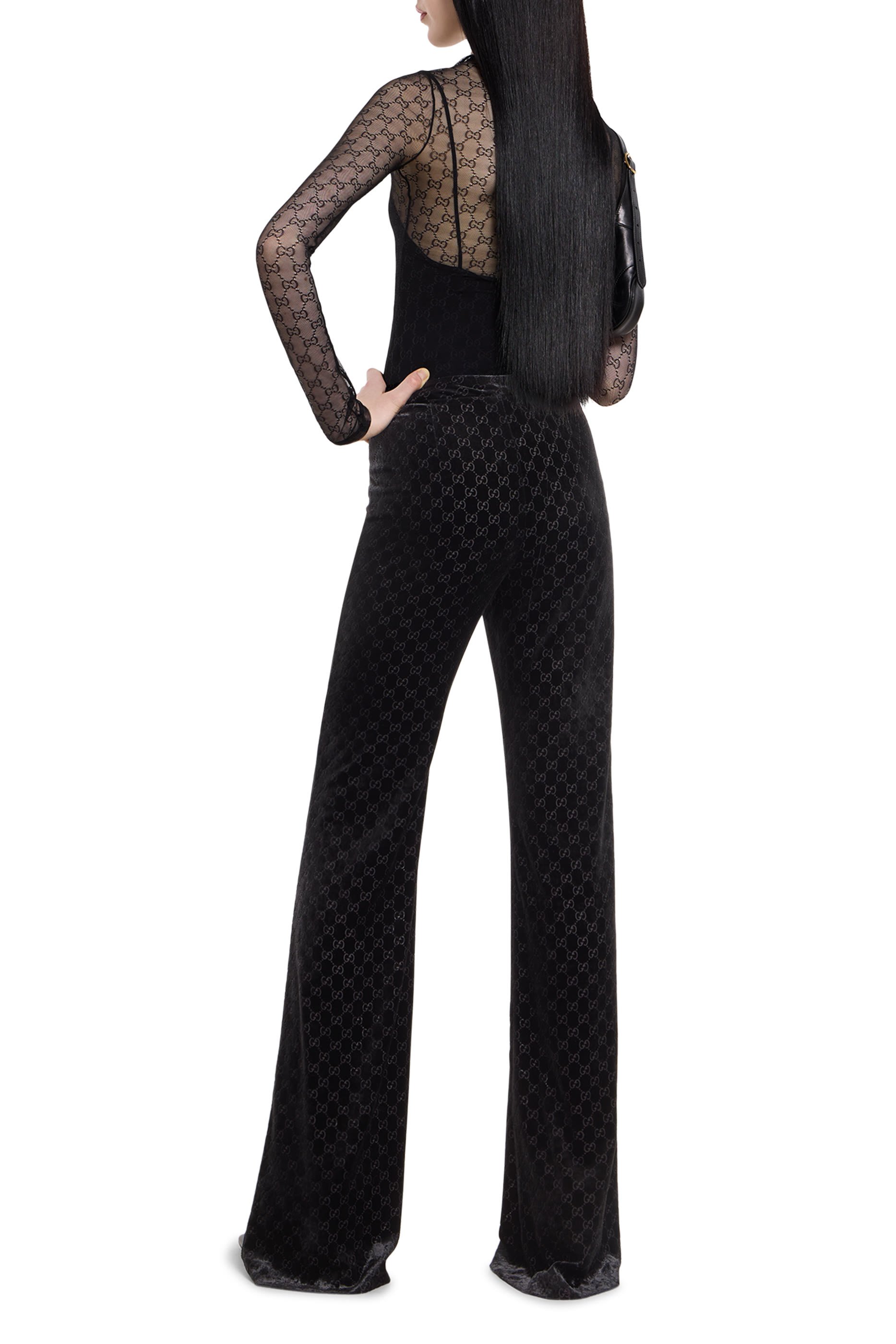  GG Stretch Lace T-Shirt 