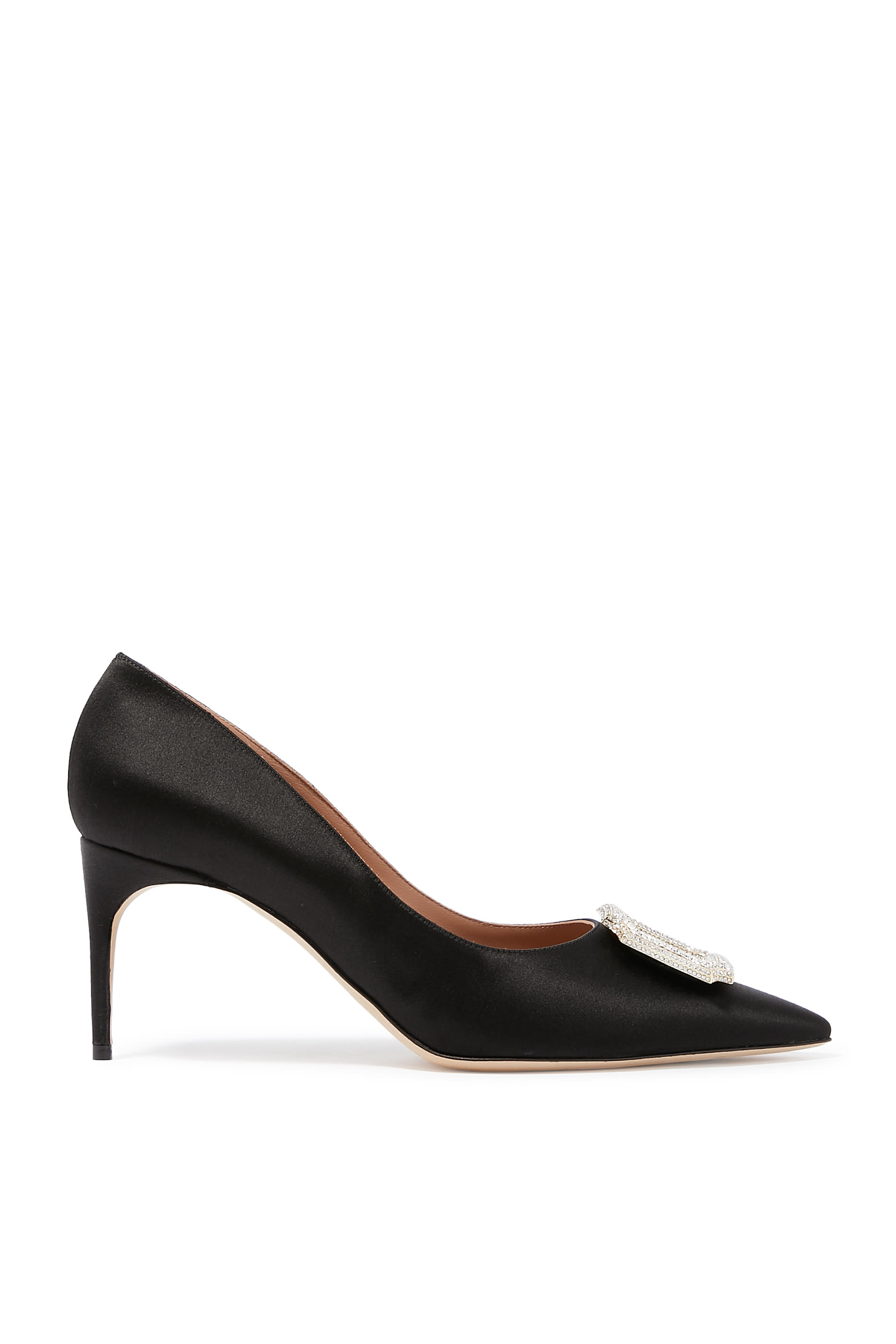 Monroe Satin 70 Slingback Pump