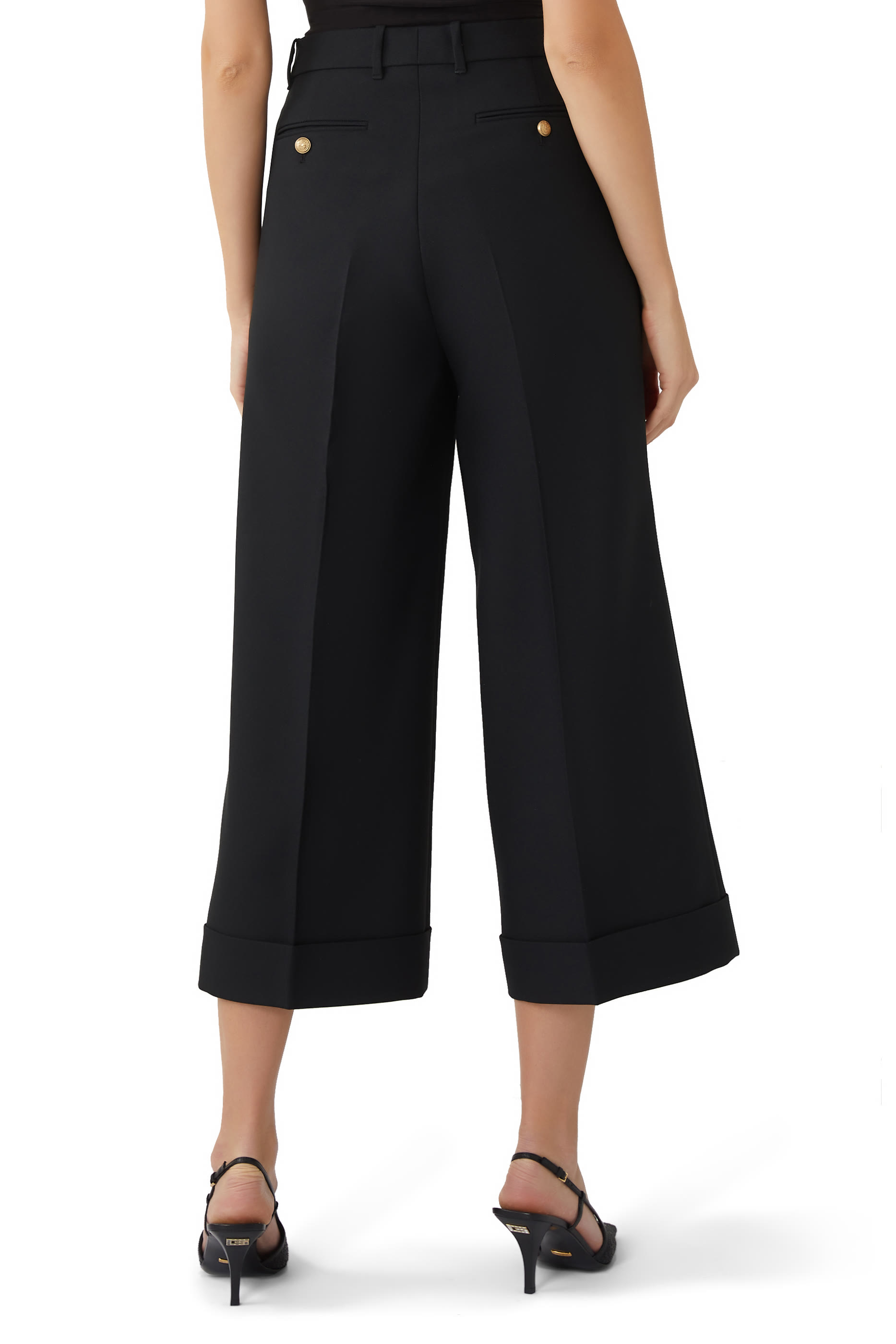 Fluid Drill Wide-Leg Pants