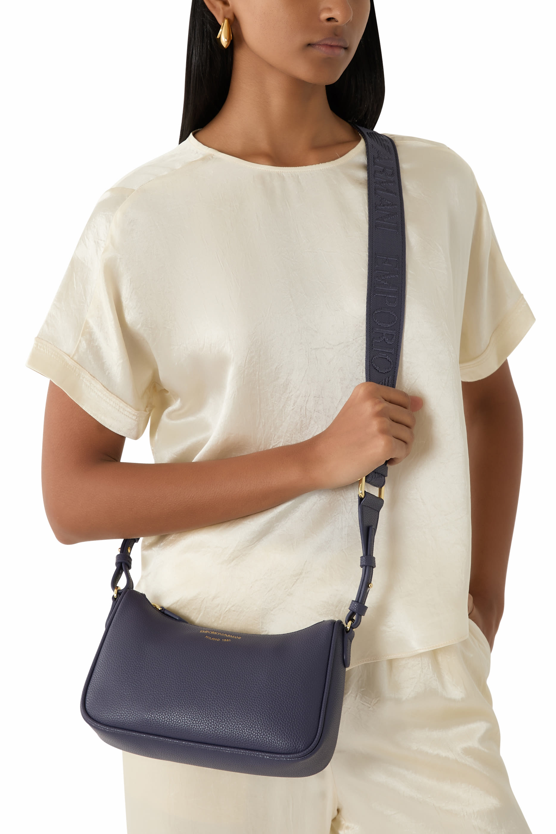 Baguette Bag with Deer Print